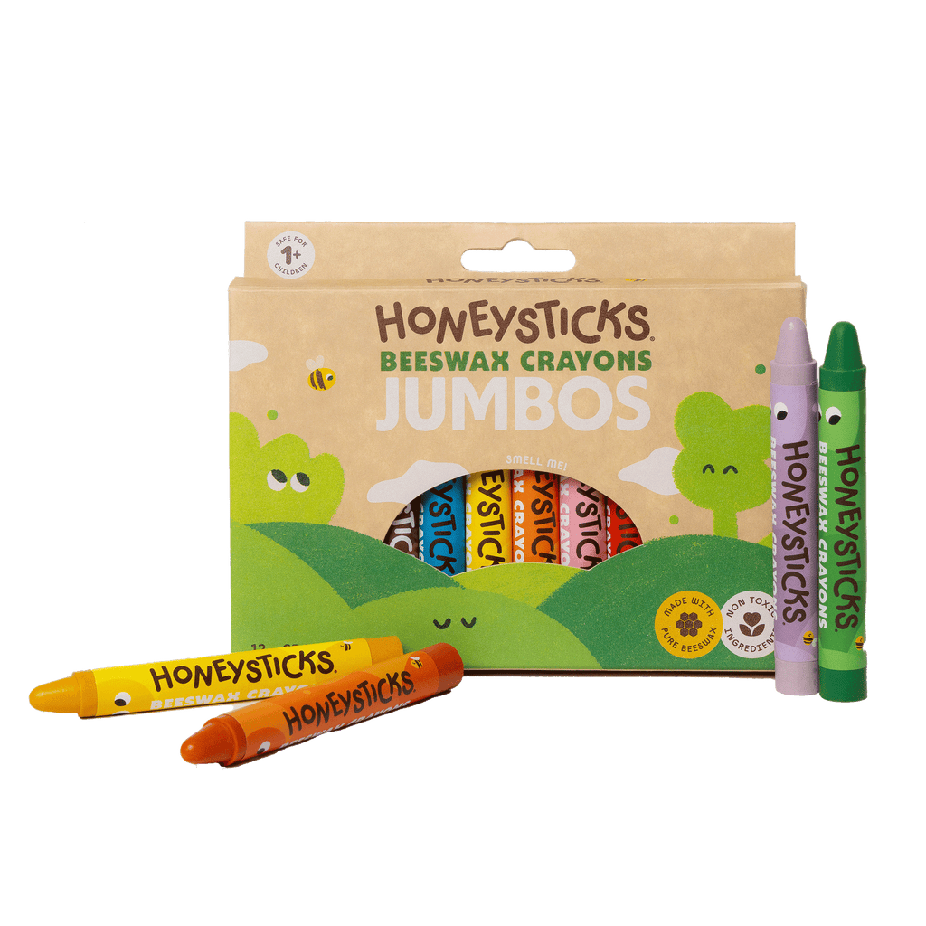 Honeysticks Beeswax Crayons Jumbos 12pk | Playroom Avenue