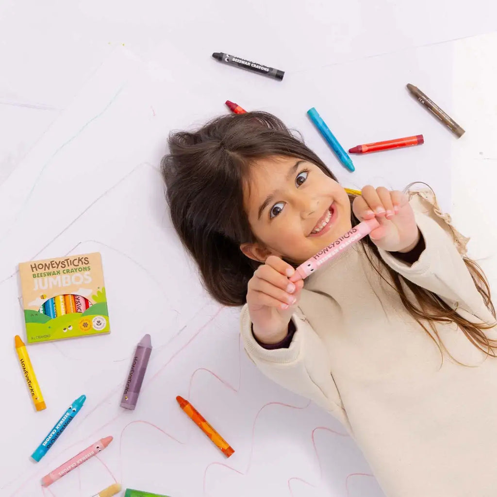 Honeysticks Beeswax Crayons Jumbos 12pk | Playroom Avenue