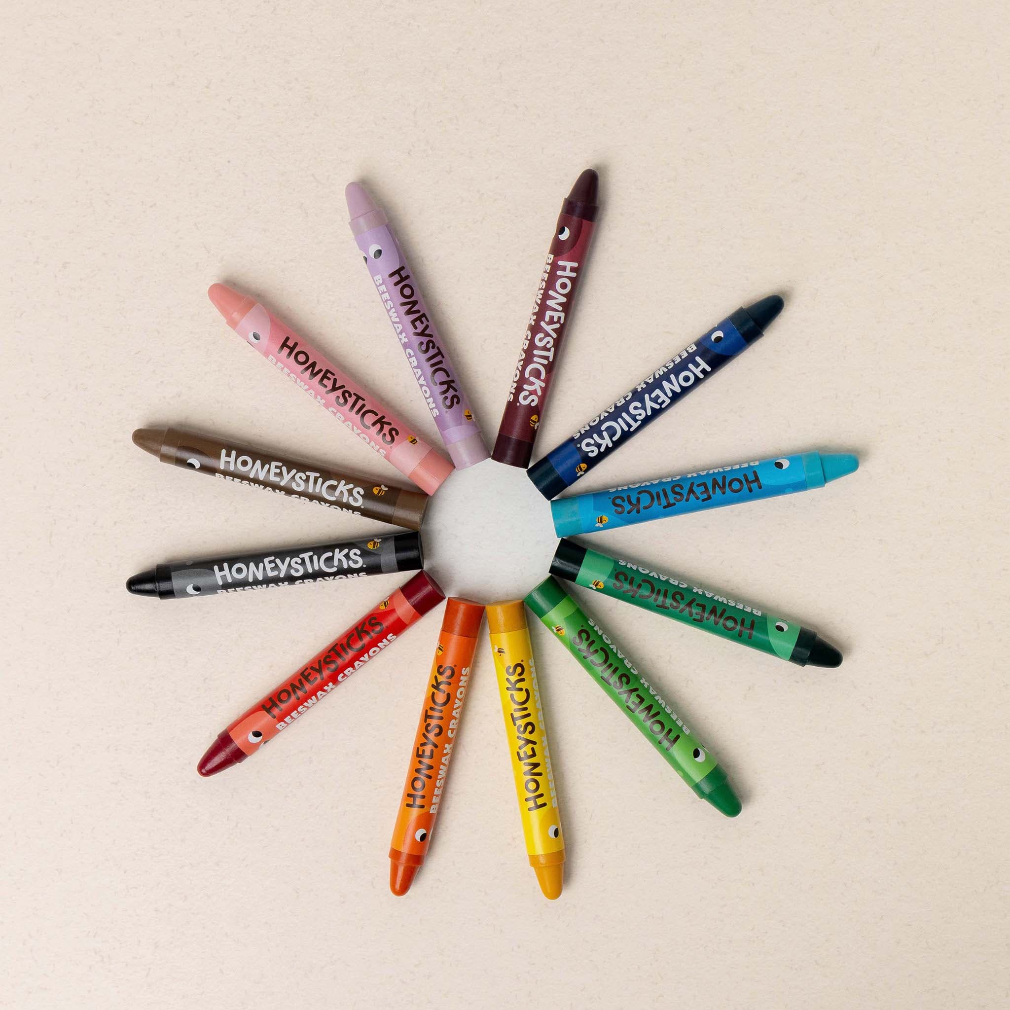 Honeysticks Beeswax Crayons Jumbos 12pk | Playroom Avenue