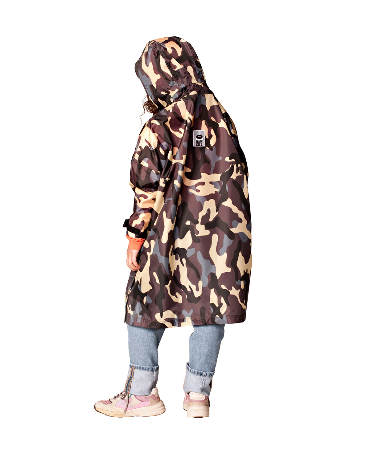 Rainkiss Kids Rain Poncho Jungle Camo | Playroom Avenue