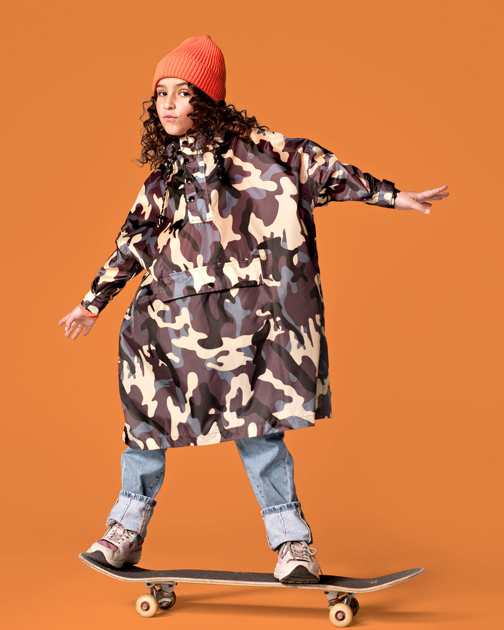Rainkiss Kids Rain Poncho Jungle Camo | Playroom Avenue