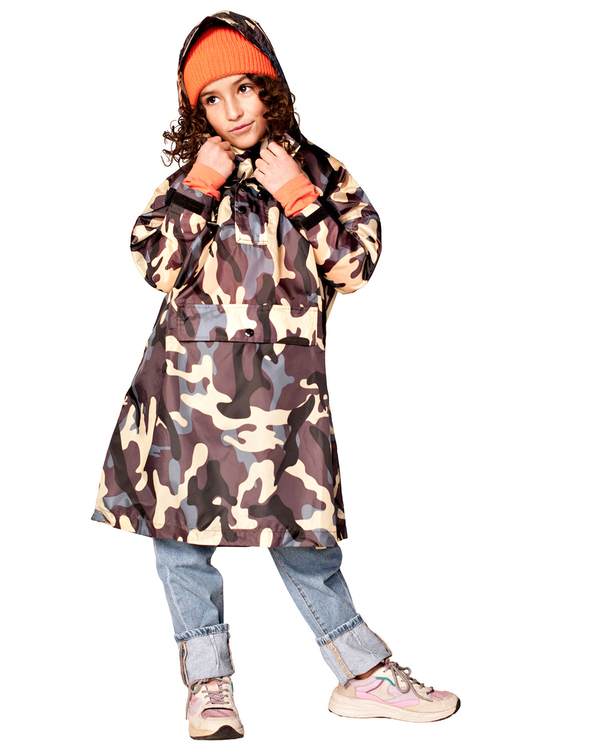 Rainkiss Kids Rain Poncho Jungle Camo | Playroom Avenue