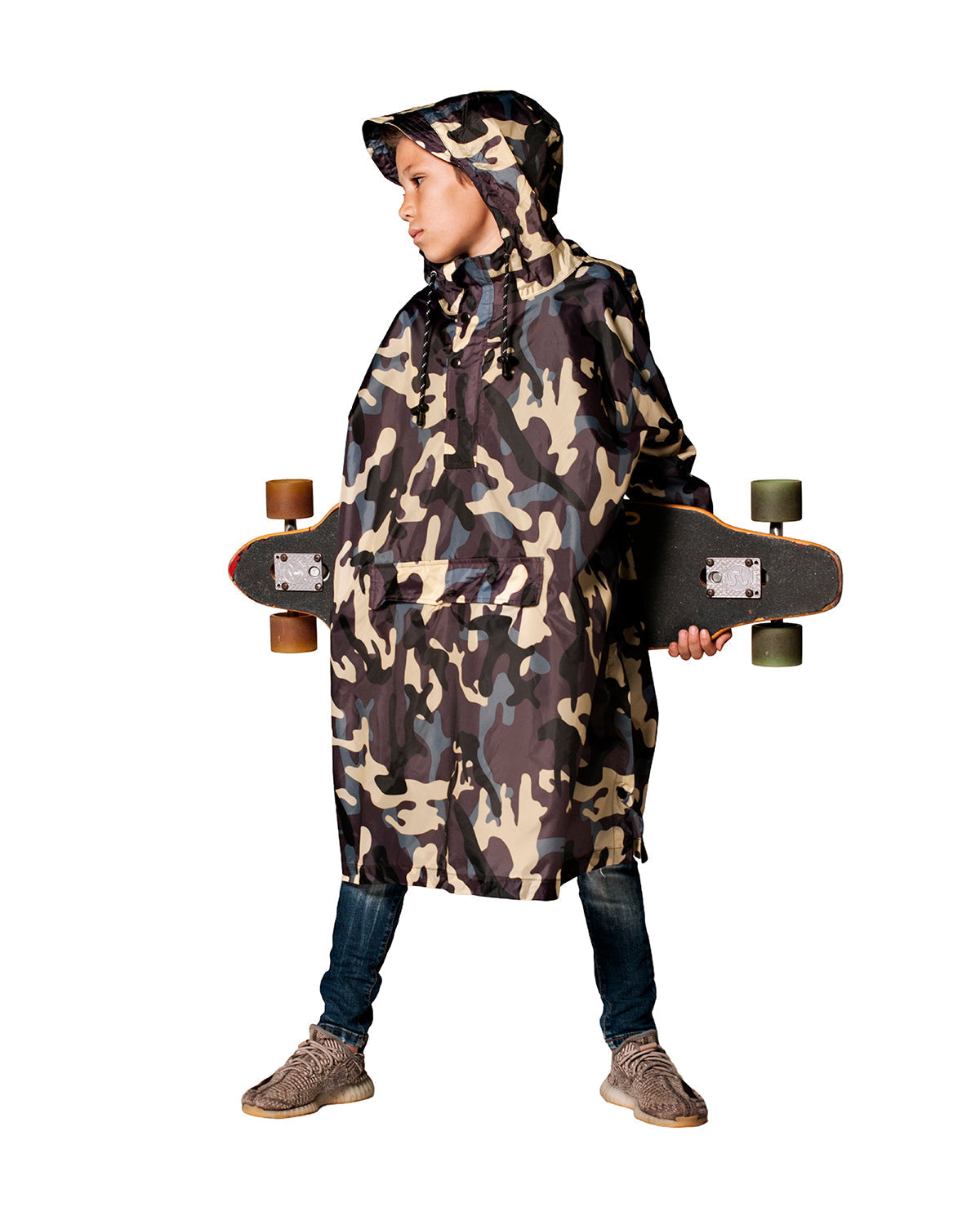 Rainkiss Kids Rain Poncho Jungle Camo | Playroom Avenue