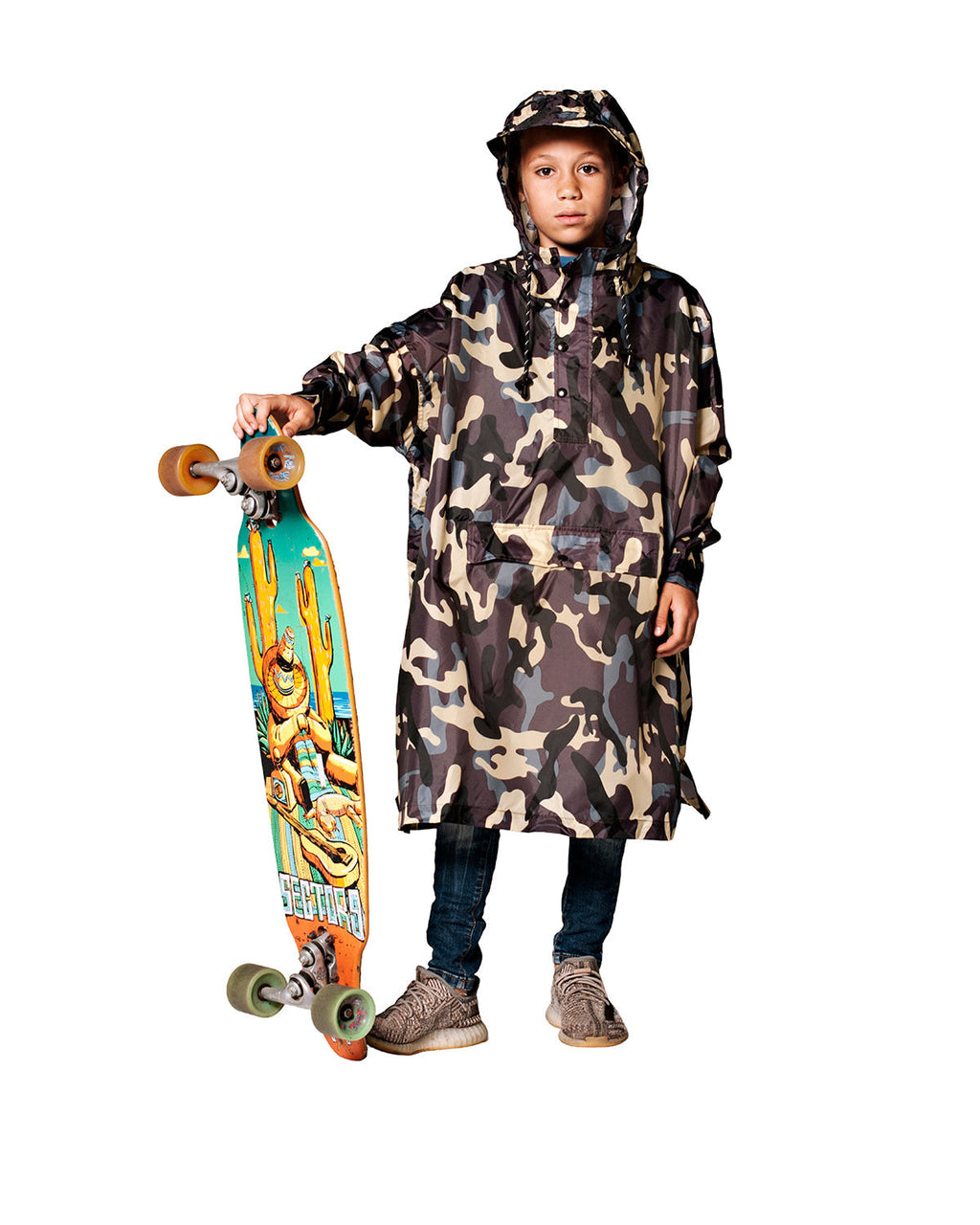 Rainkiss Kids Rain Poncho Jungle Camo | Playroom Avenue