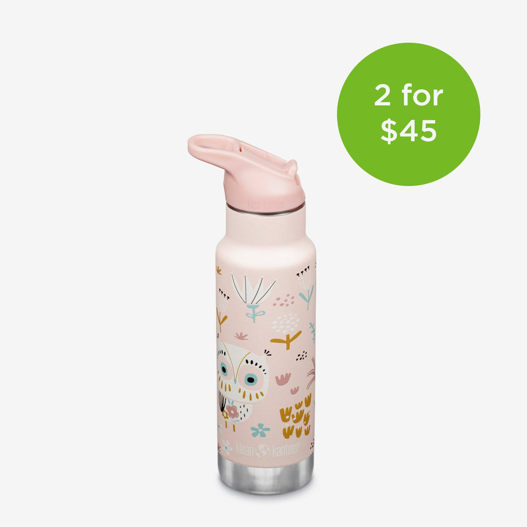 Klean Kanteen 12oz Kid's Classic with Flip Seal Sport Cap