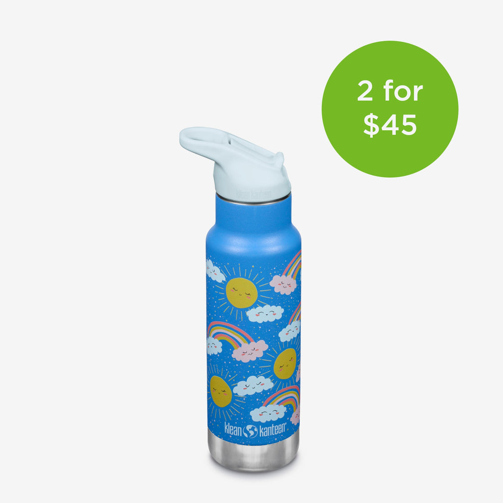 Klean Kanteen 12oz Kid's Classic with Flip Seal Sport Cap