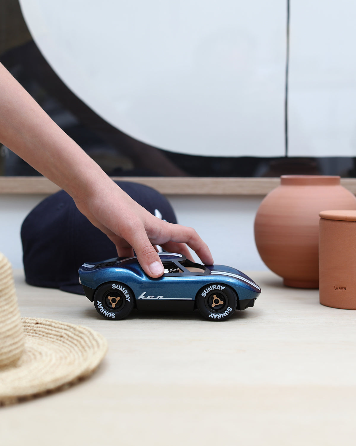 Playforever Car MINI KEN CASH Blue | Playroom Avenue