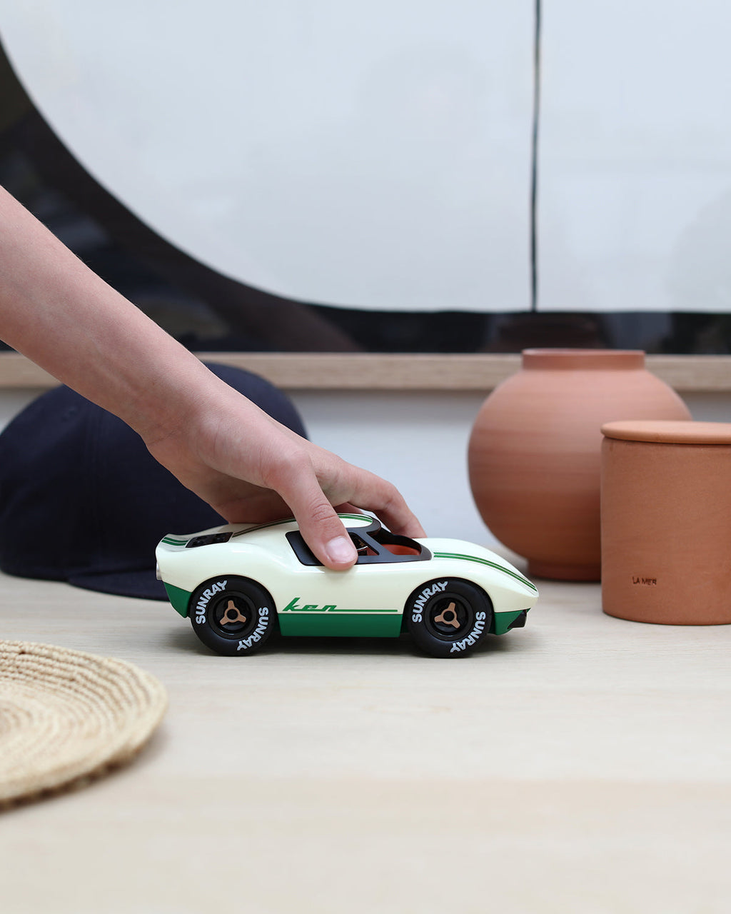 Playforever Car MINI KEN CLINE White | Playroom Avenue