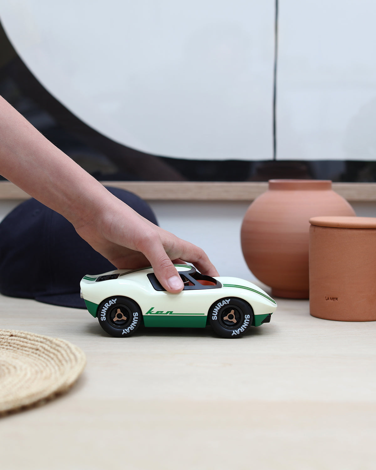 Playforever Car MINI KEN CLINE White | Playroom Avenue