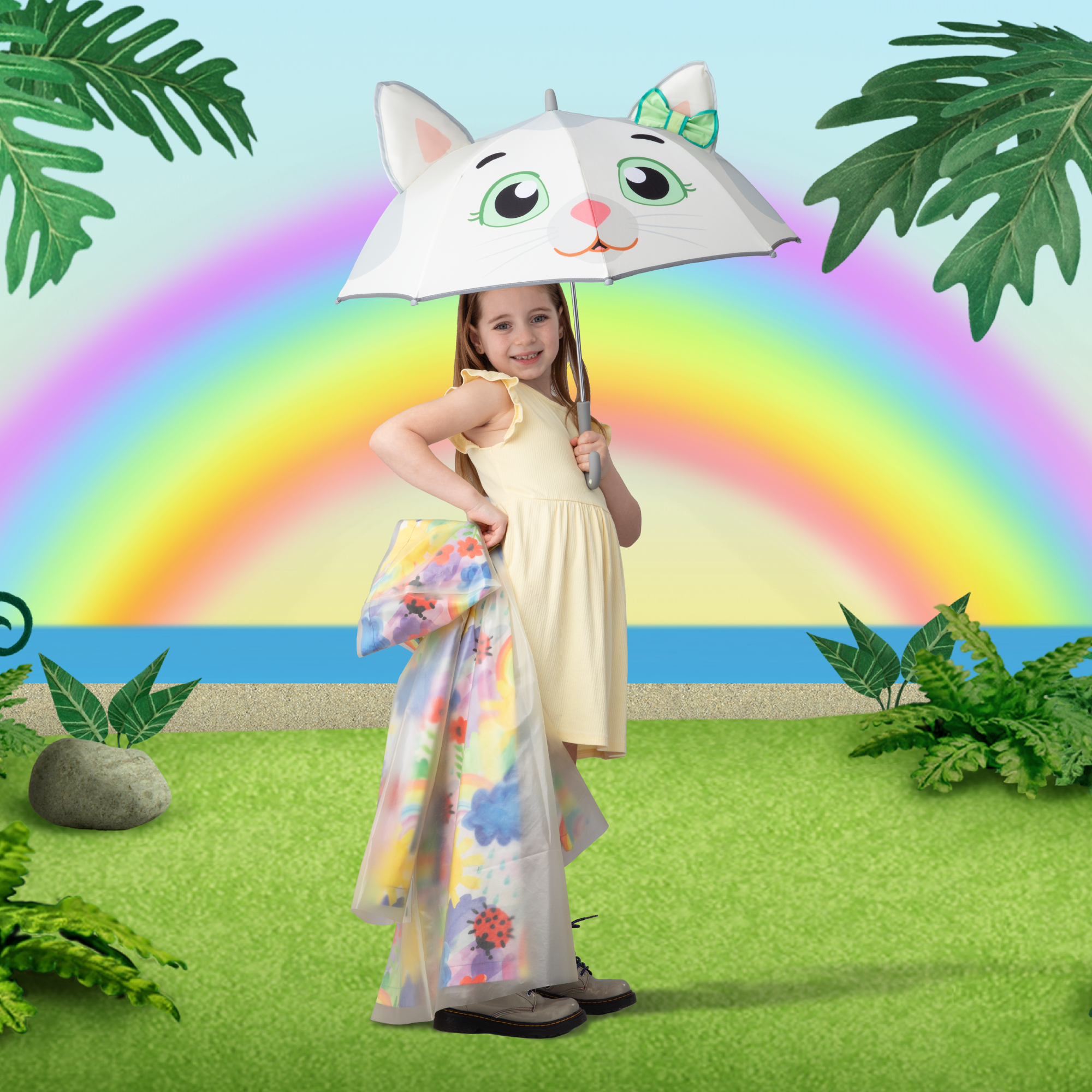 Weatherman Daniel Tiger’s Neighborhood Kids Umbrella – Katerina Kittycat