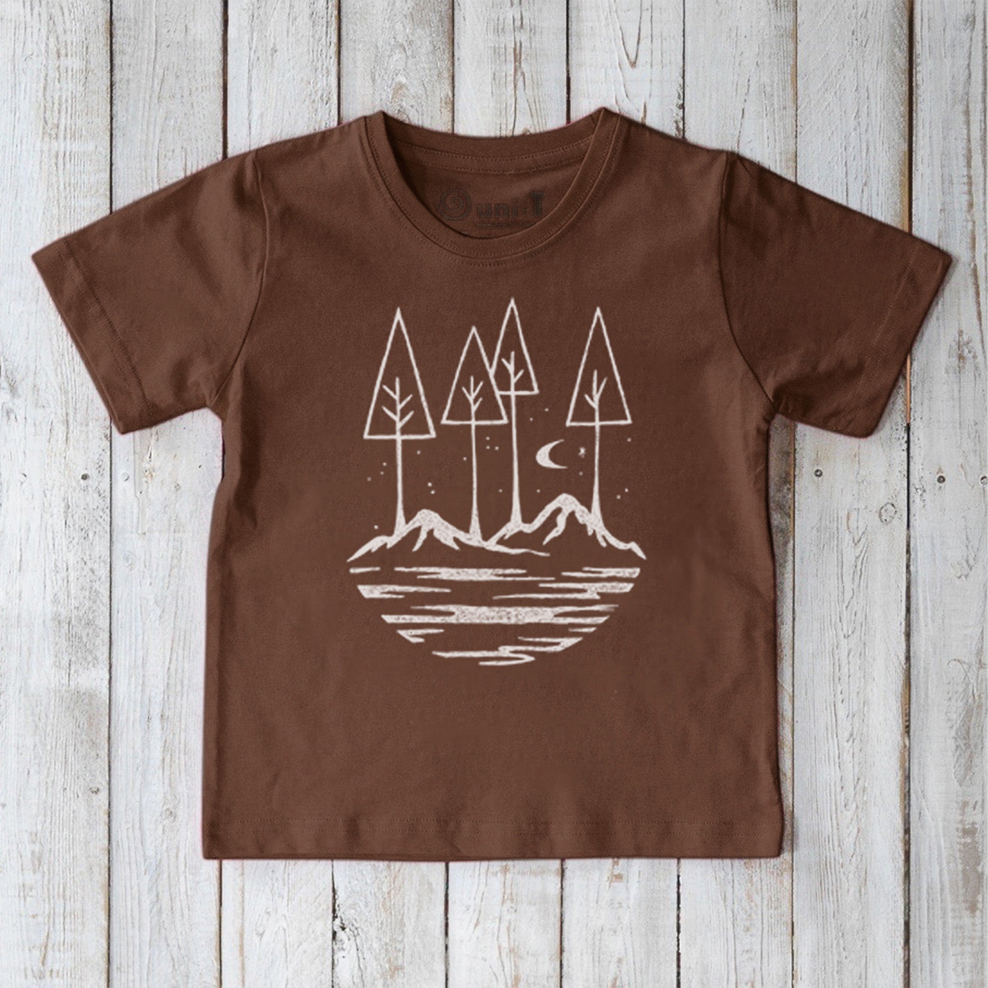 Uni-T "All Good Things" Nature T-Shirt for Kids Chocolate | Playroom Avenue