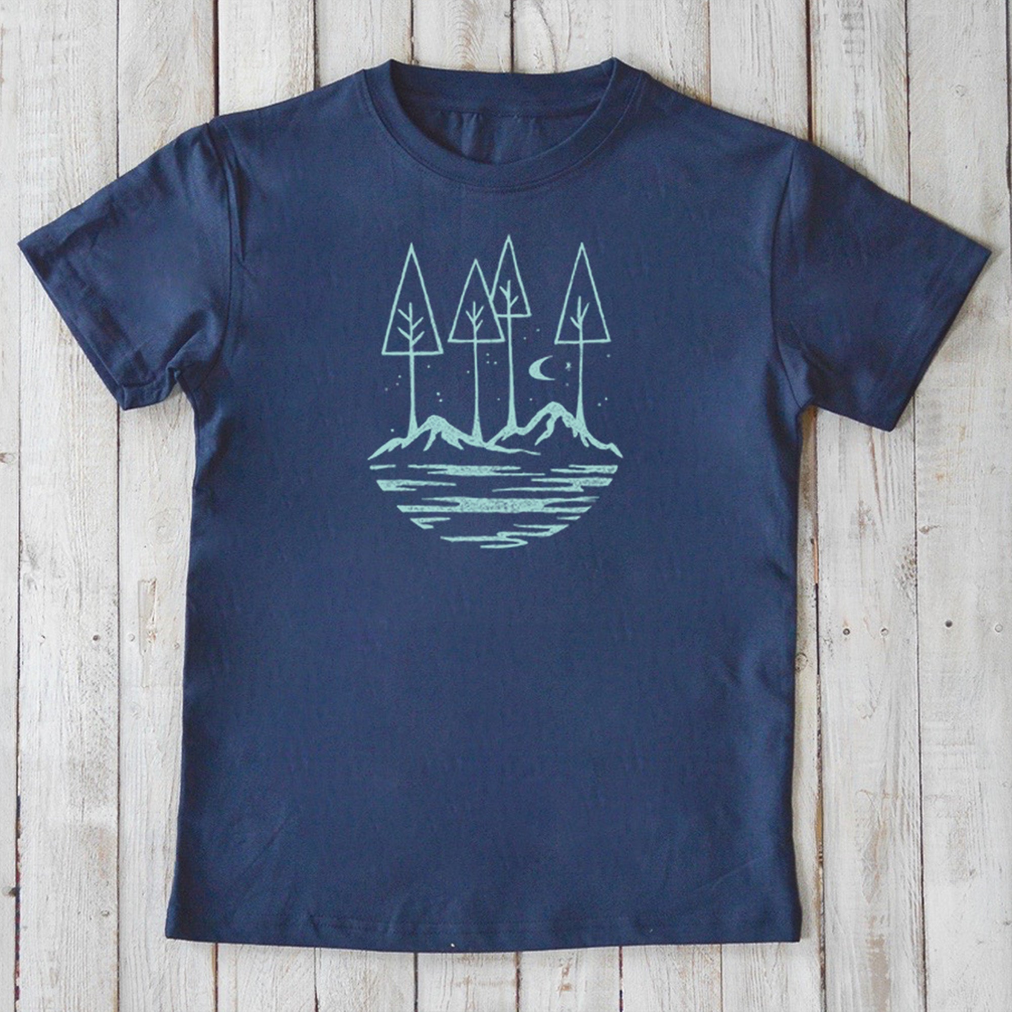 Uni-T "All Good Things" Nature T-Shirt for Kids Navy | Playroom Avenue