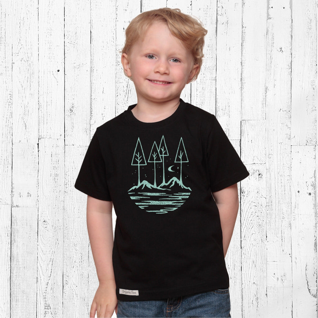 Uni-T "All Good Things" Nature T-Shirt for Kids 12 Black | Playroom Avenue