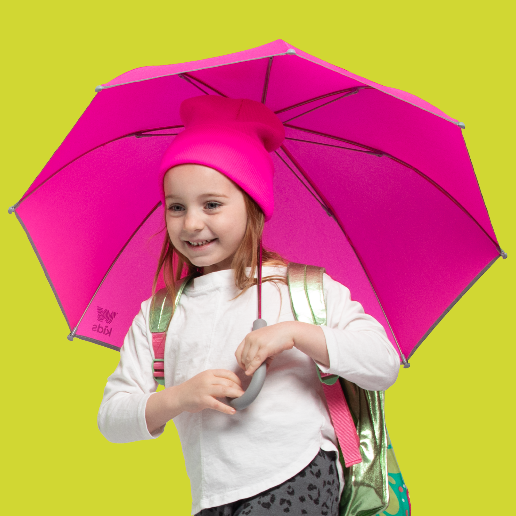 Weatherman Kids Umbrella – Neon Pink