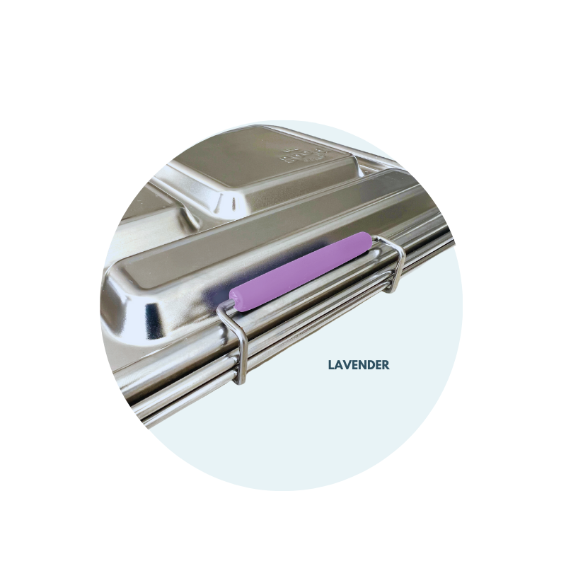 The Good Kiind Soft Touch Silicone Wrapped Latch - The Explorer™ LAVENDER | Playroom Avenue