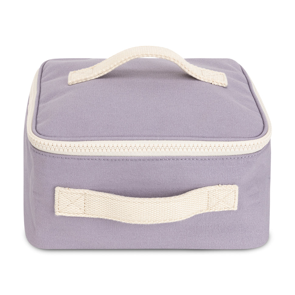The Good Kiind Insulated Square Lunch Bags Lavender | Playroom Avenue