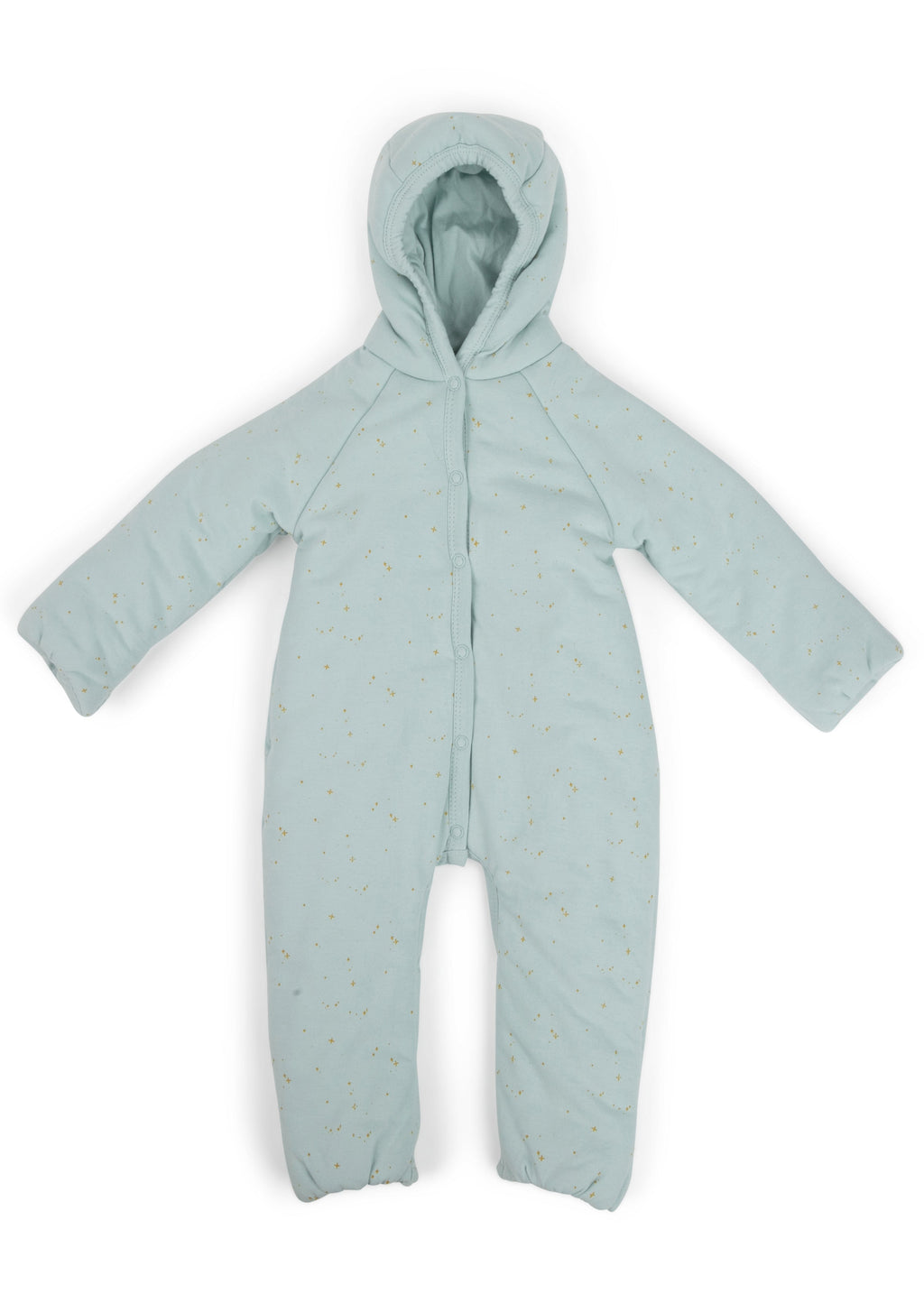 La Petit Lapin Étoile | Organic Cotton Plush Onesie | Frozen Dew | Playroom Avenue