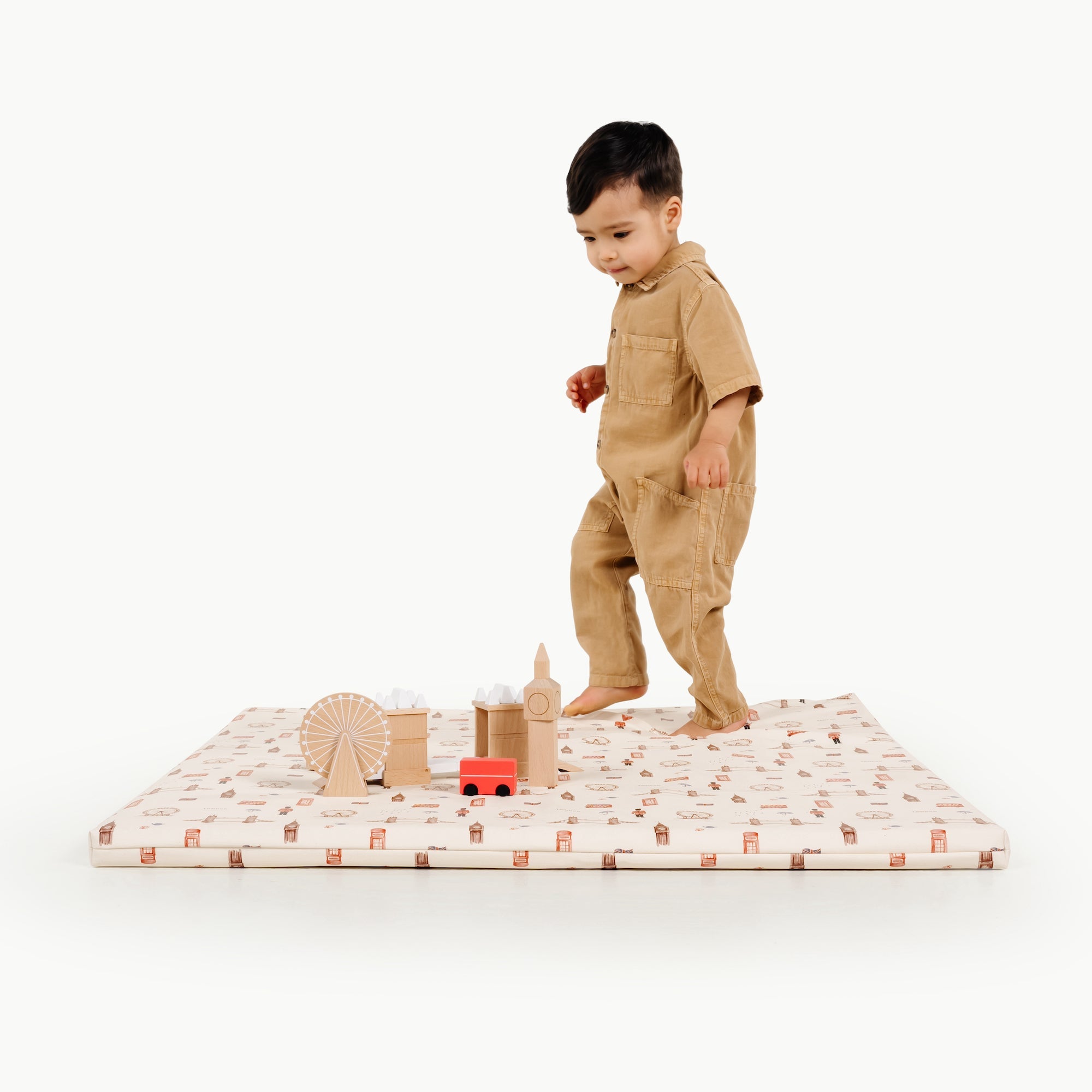 Wholesale Padded Mini Playmat London Square | Playroom Avenue