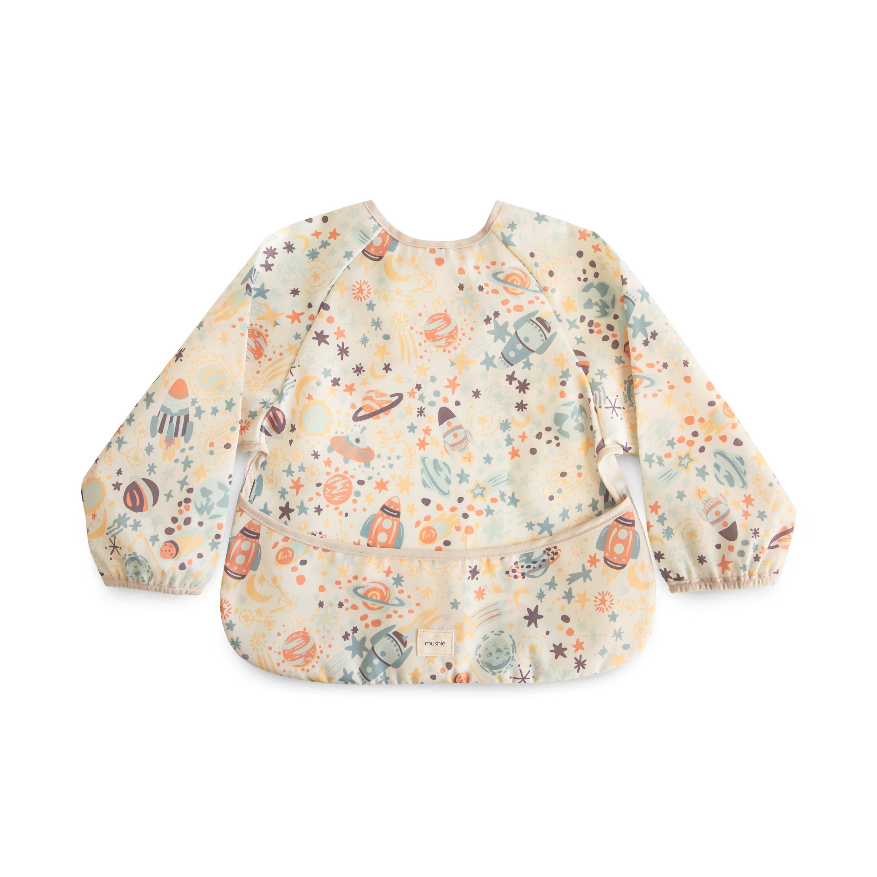Mushie Long Sleeve Bib Space | Playroom Avenue