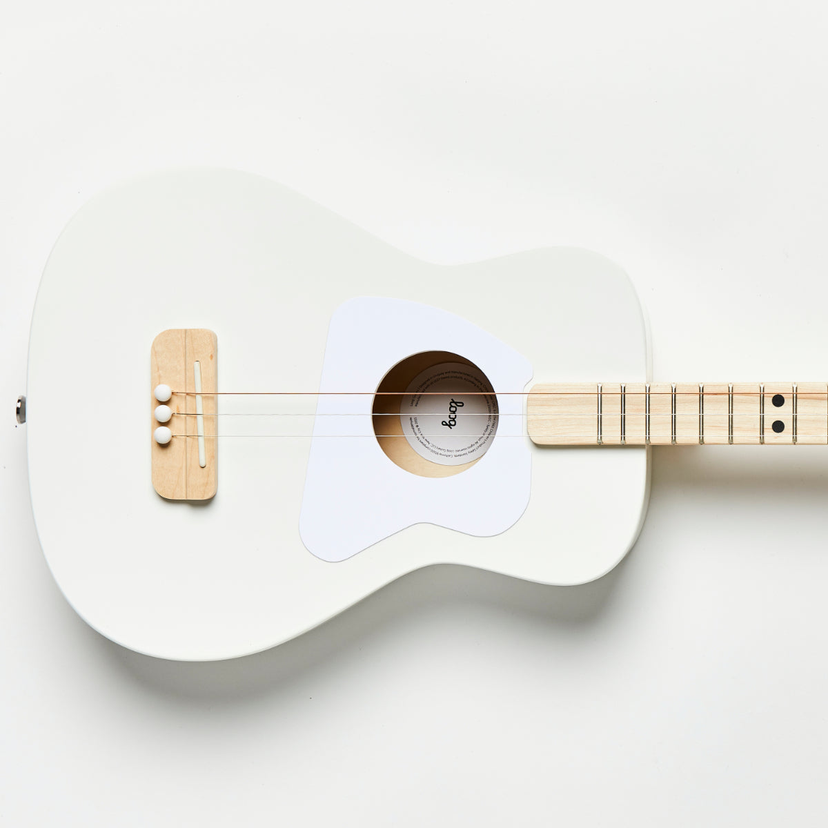 Loog Pro Acoustic Guitar White