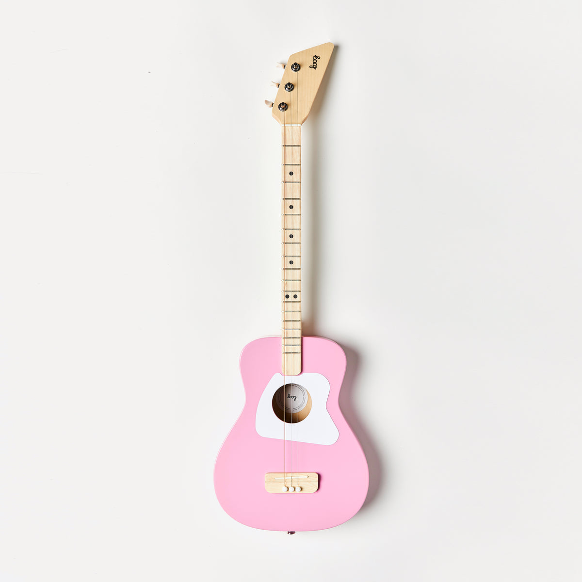 Loog Pro Acoustic Guitar PInk