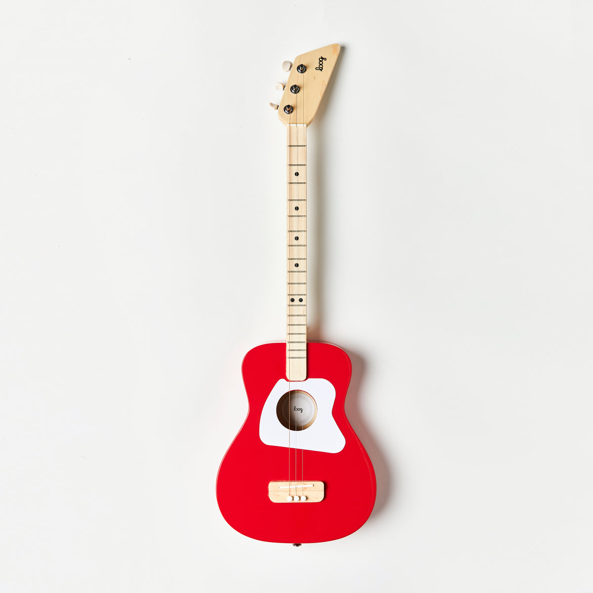 Loog Pro Acoustic Guitar Red