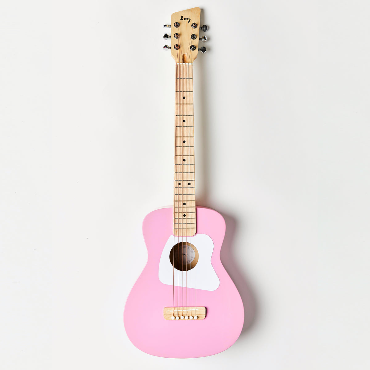 Loog Pro 6 Acoustic Guitar Pink