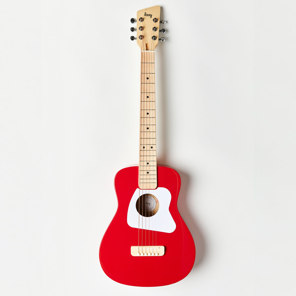 Loog Pro 6 Acoustic Guitar Red