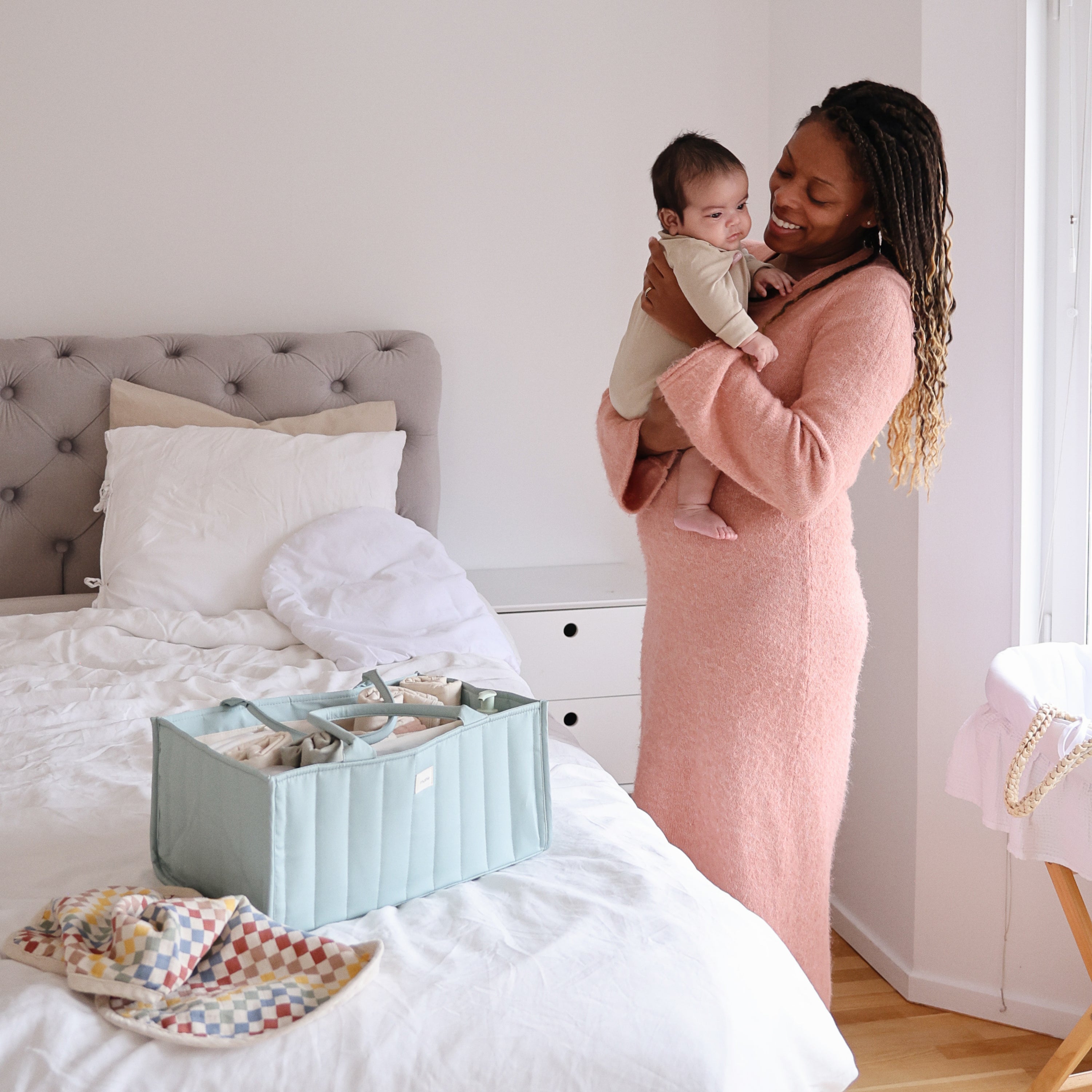 Mushie Diaper Caddy | Playroom Avenue