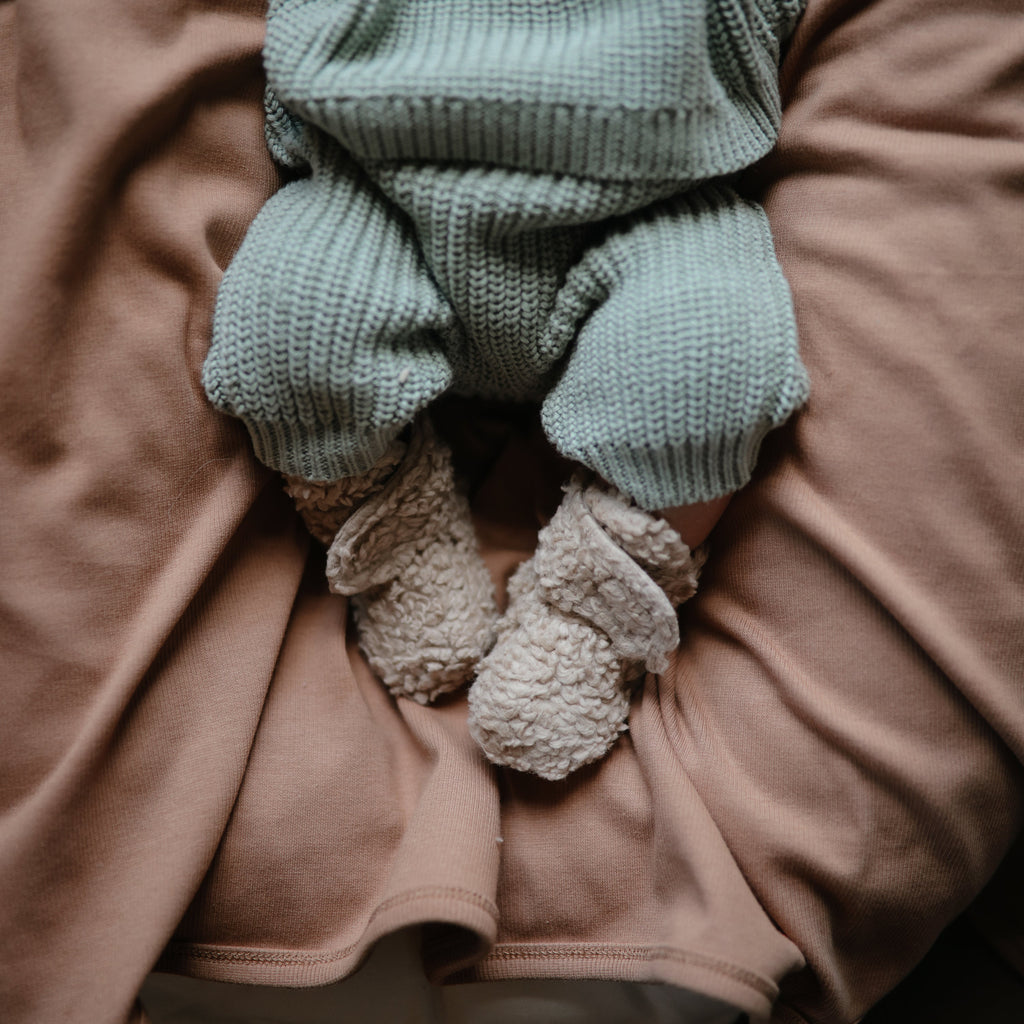 Mushie Chunky Knit Pants | Playroom Avenue