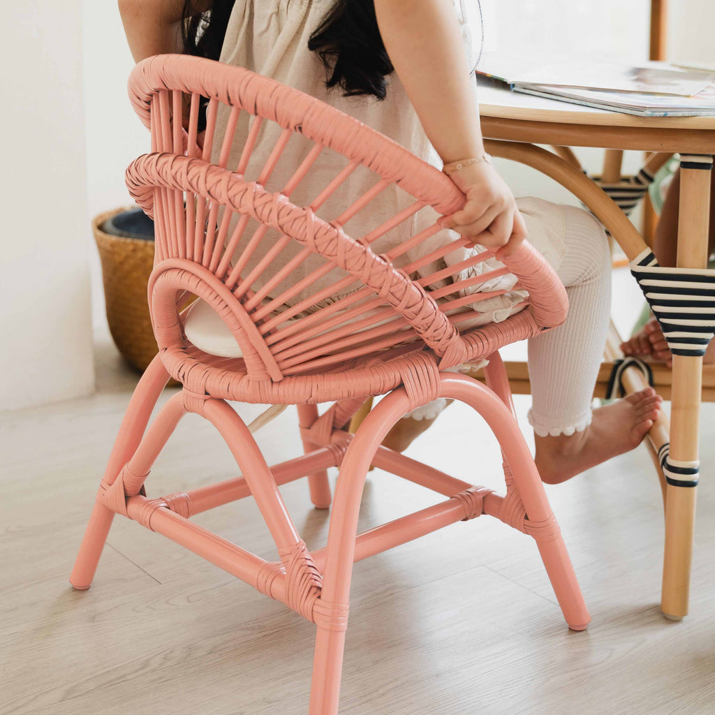 Momiji Maya Kids Chair - Peach Pink | Playroom Avenue