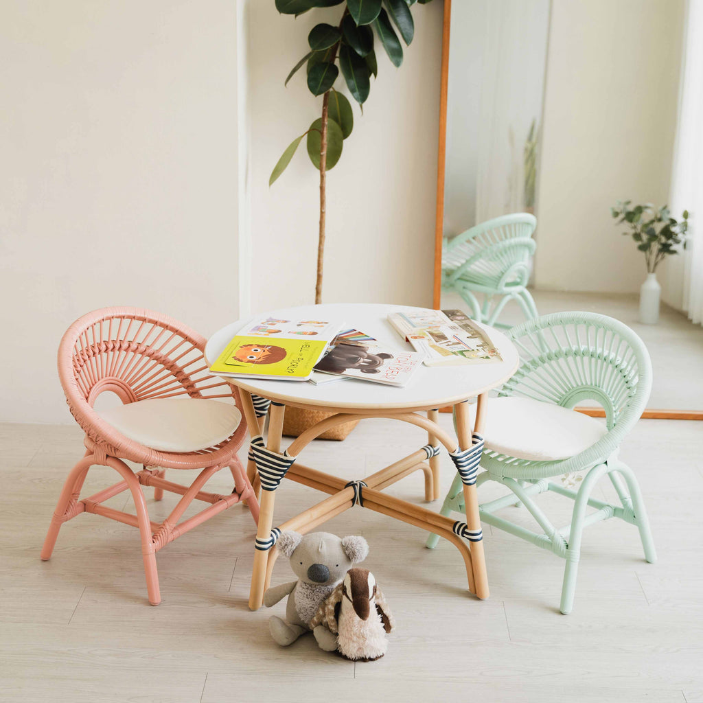 Momiji Maya Kids Chair - Peach Pink | Playroom Avenue