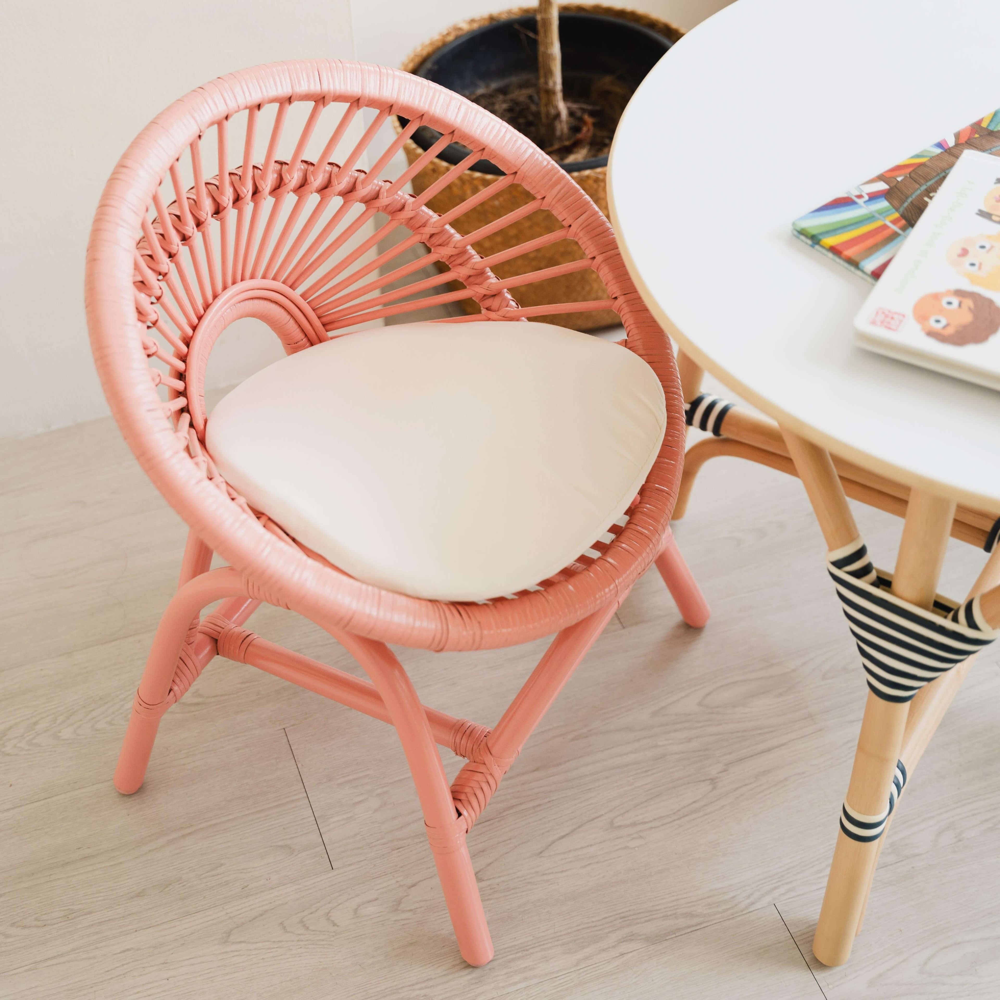 Momiji Maya Kids Chair - Peach Pink | Playroom Avenue