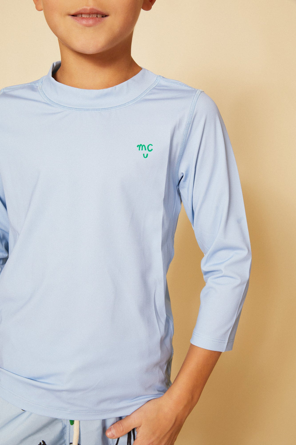 Mon Coeur Placid Blue Rashguard | Playroom Avenue