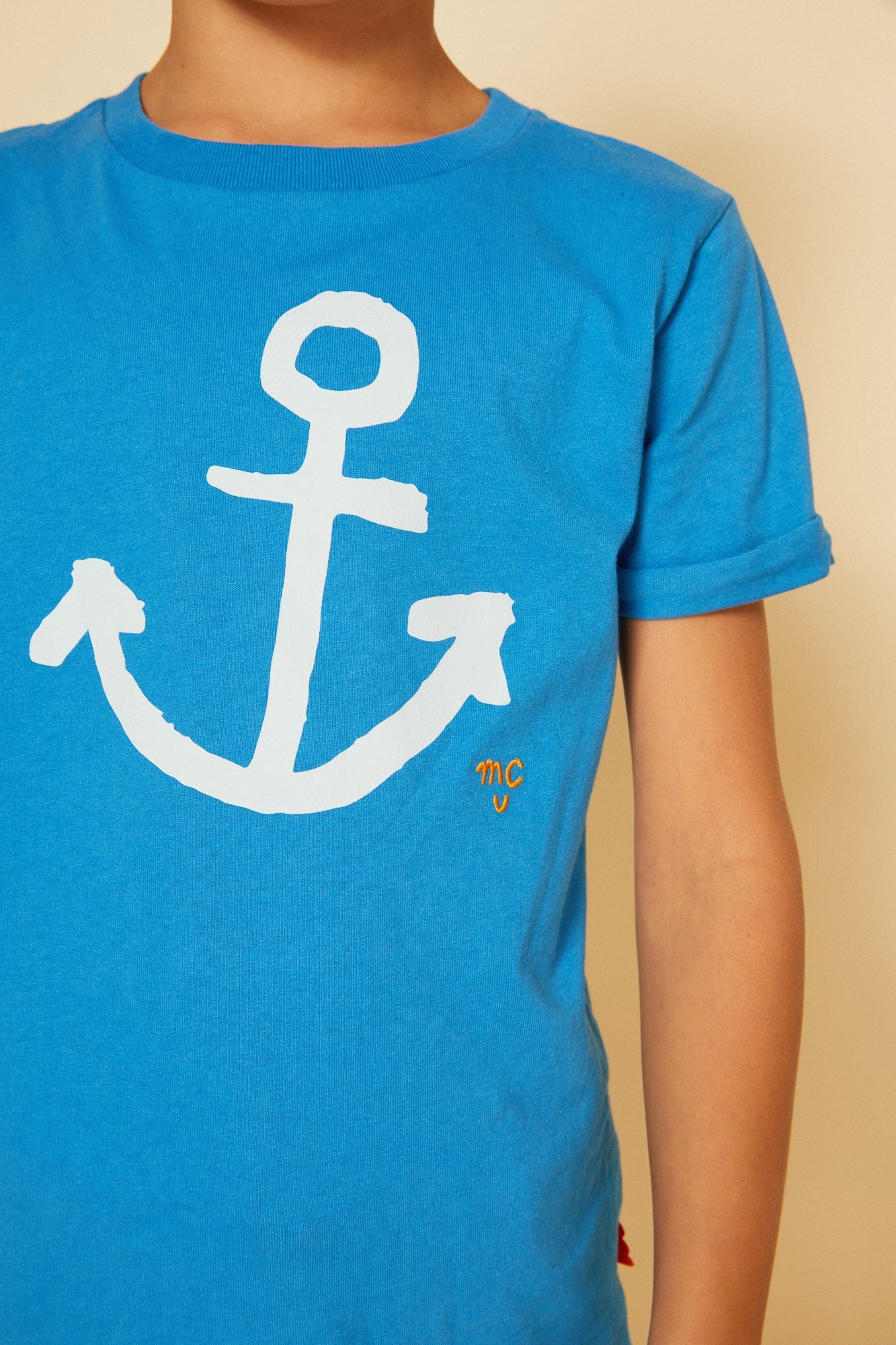 Mon Coeur Recycled Cotton Anchor Kid T-Shirt