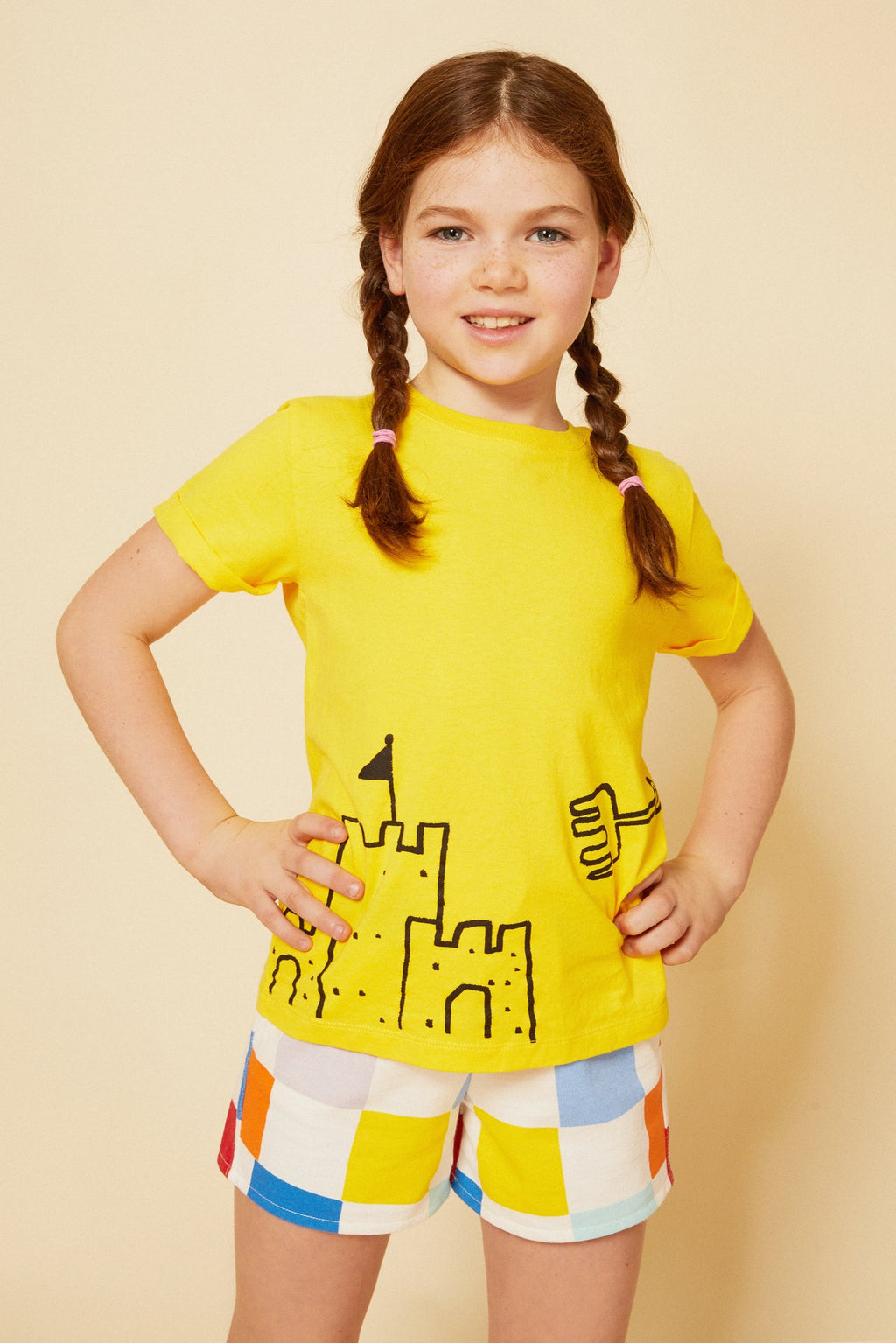Mon Coeur Recycled Cotton Sandcastle Kid T-Shirt