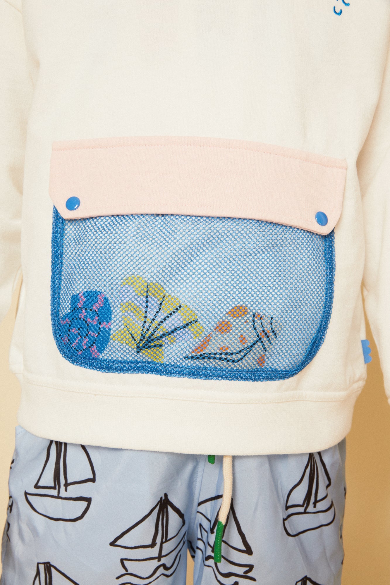 Mon Coeur Sailboats Swim Trunk