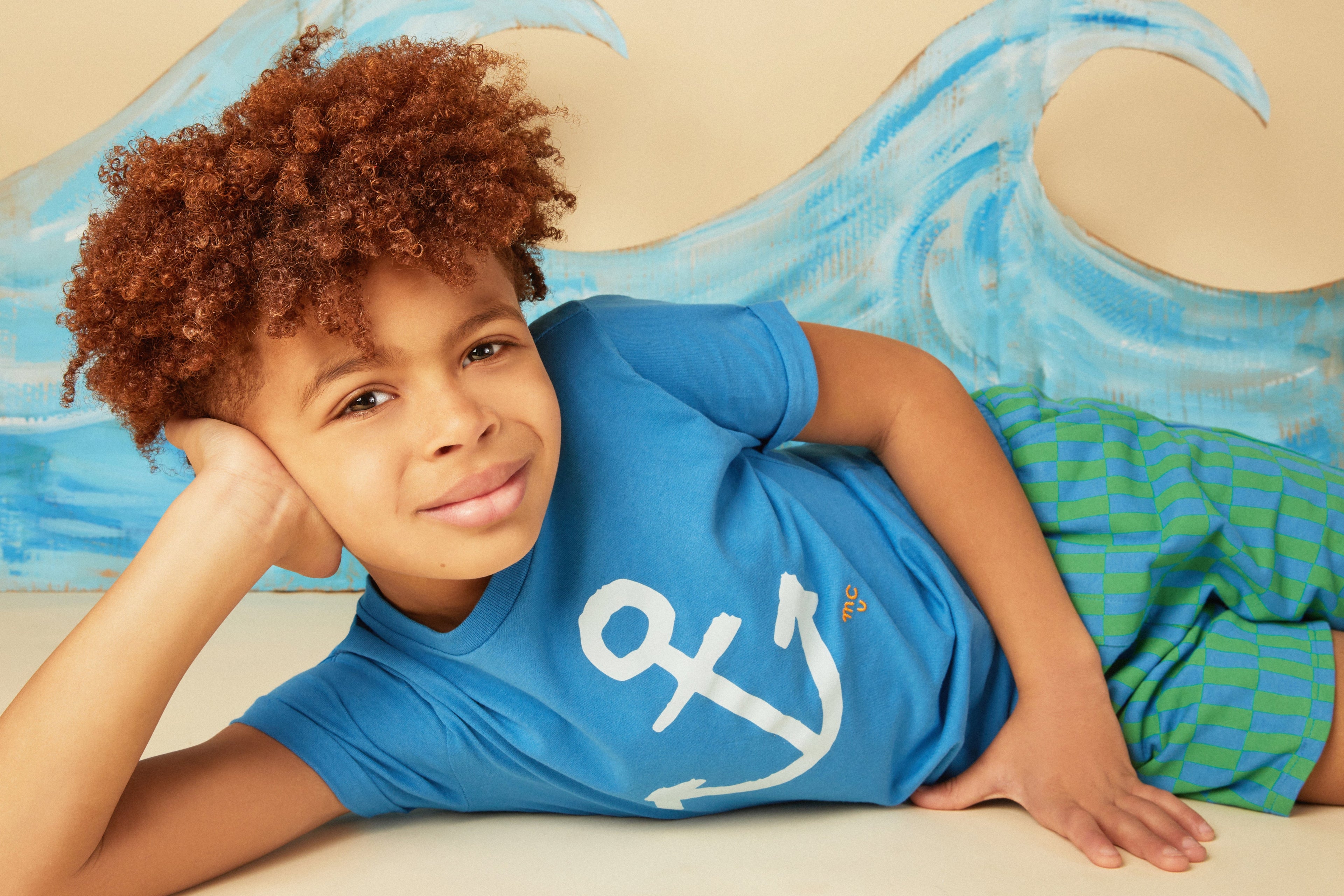Mon Coeur Recycled Cotton Anchor Kid T-Shirt