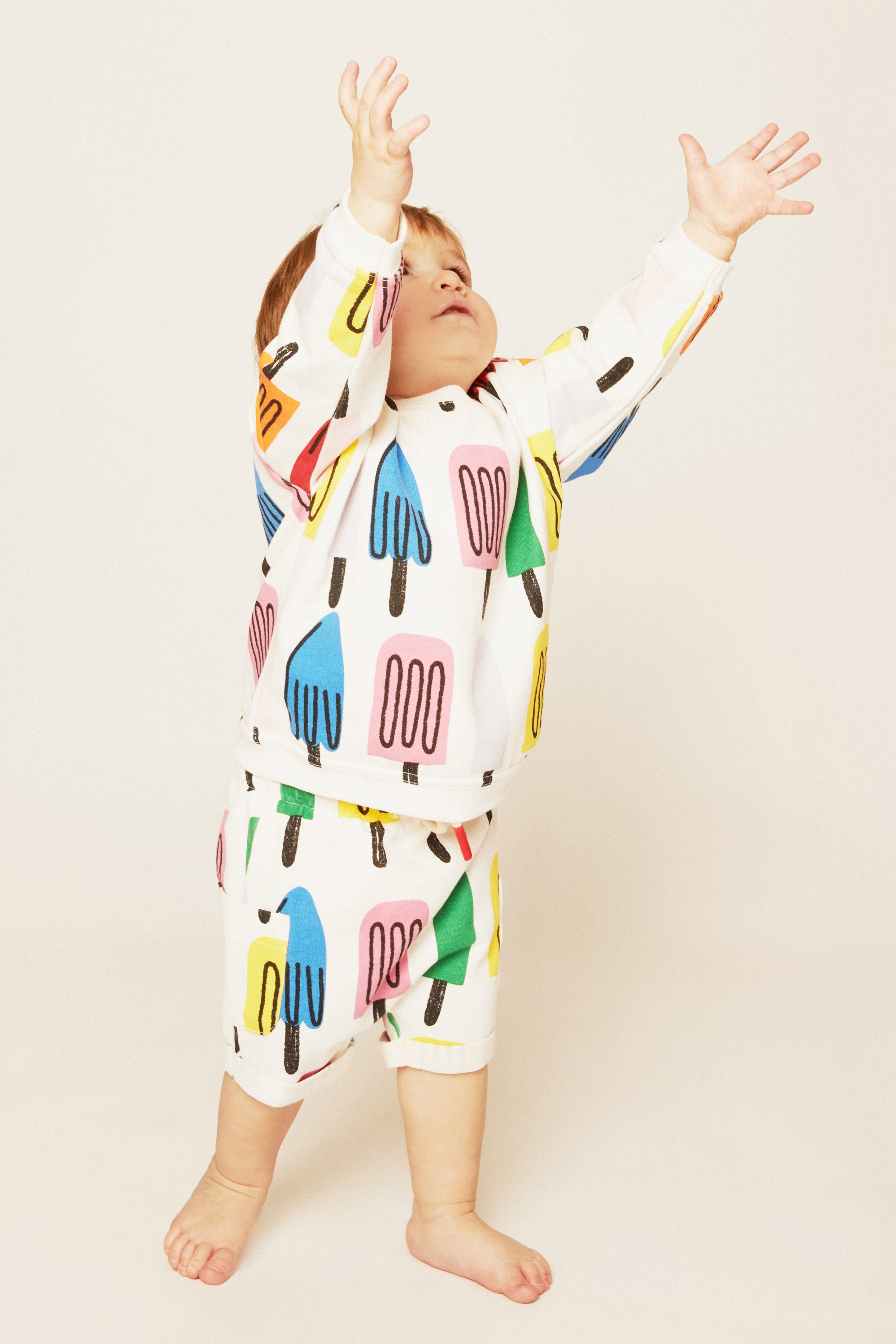 Mon Coeur Recycled Cotton Ice Pop Baby Sweatshirt | Playroom Avenue