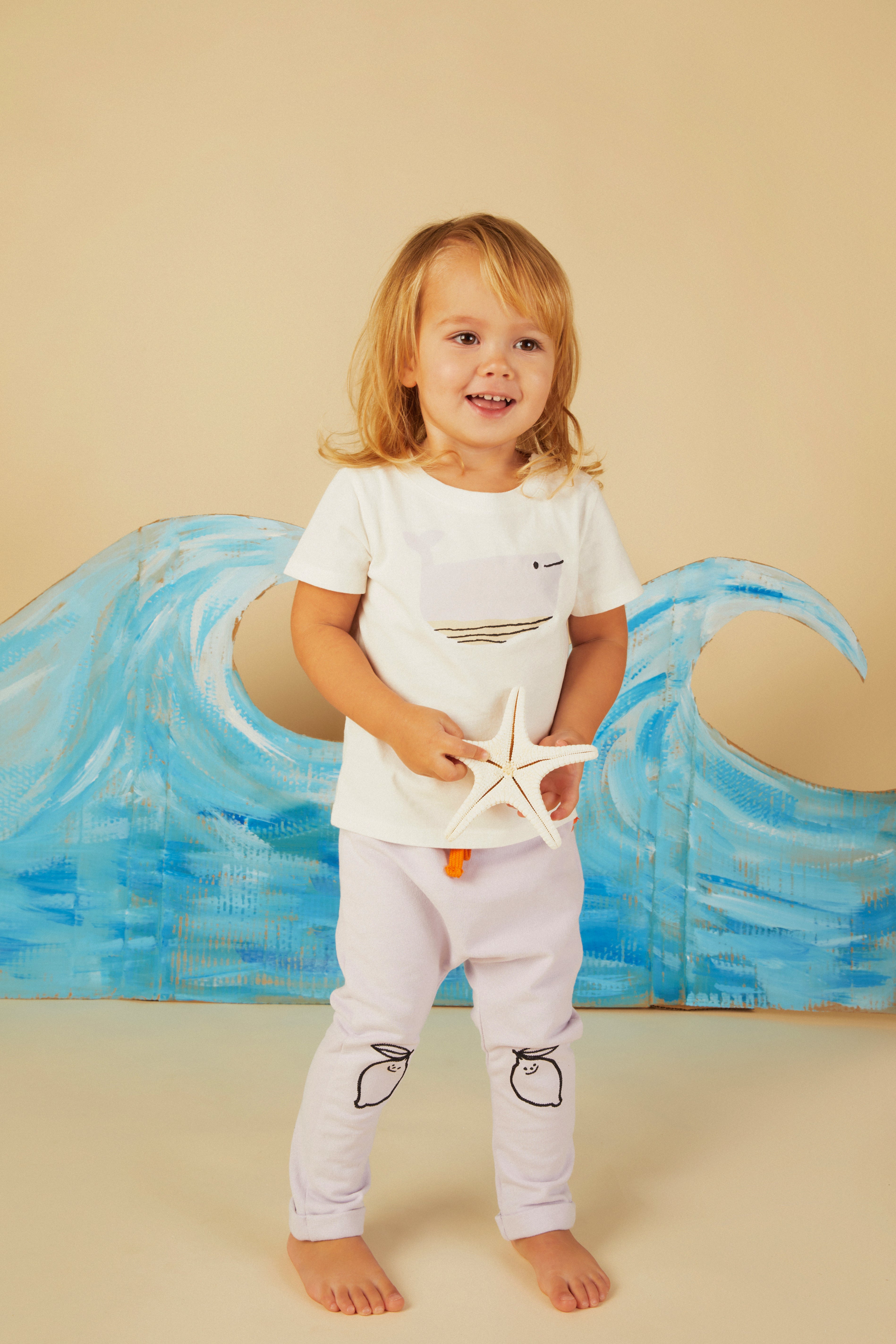 Mon Coeur Recycled Cotton Whale Baby T-Shirt | Playroom Avenue