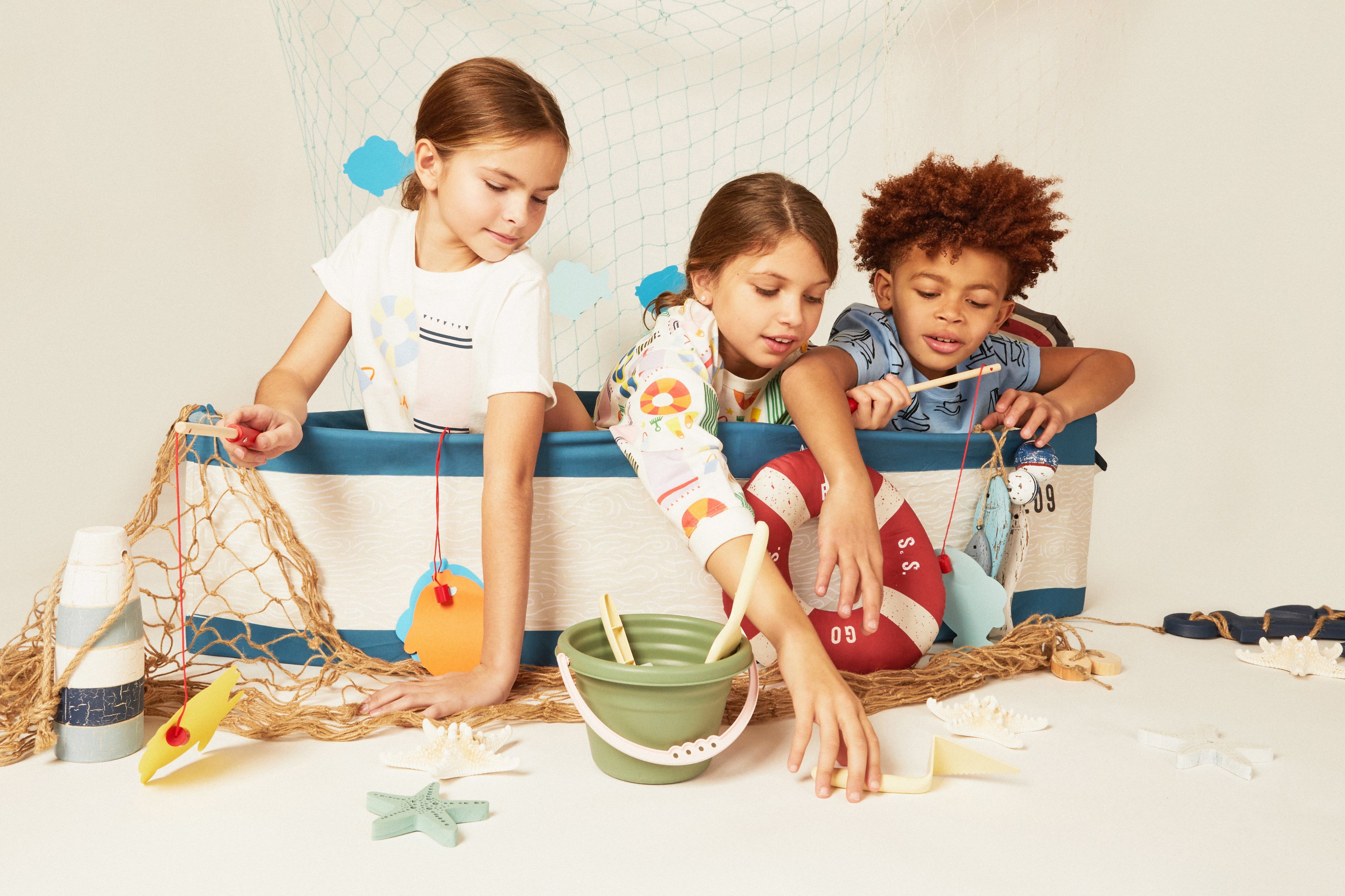 Mon Coeur Recycled Cotton Sailboat Kid T-Shirt | Playroom Avenue