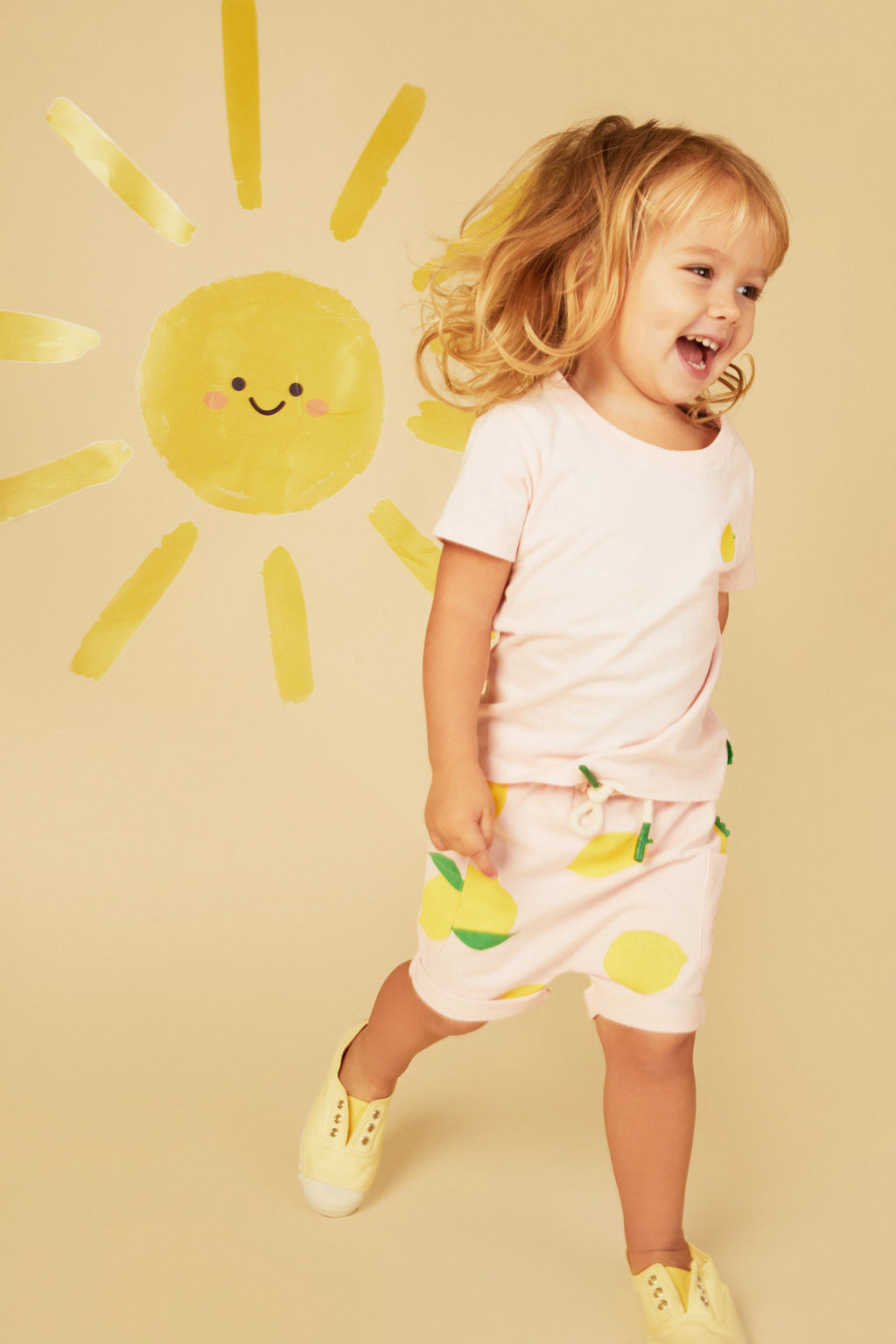 Mon Coeur Recycled Cotton Lemon Baby T-Shirt | Playroom Avenue