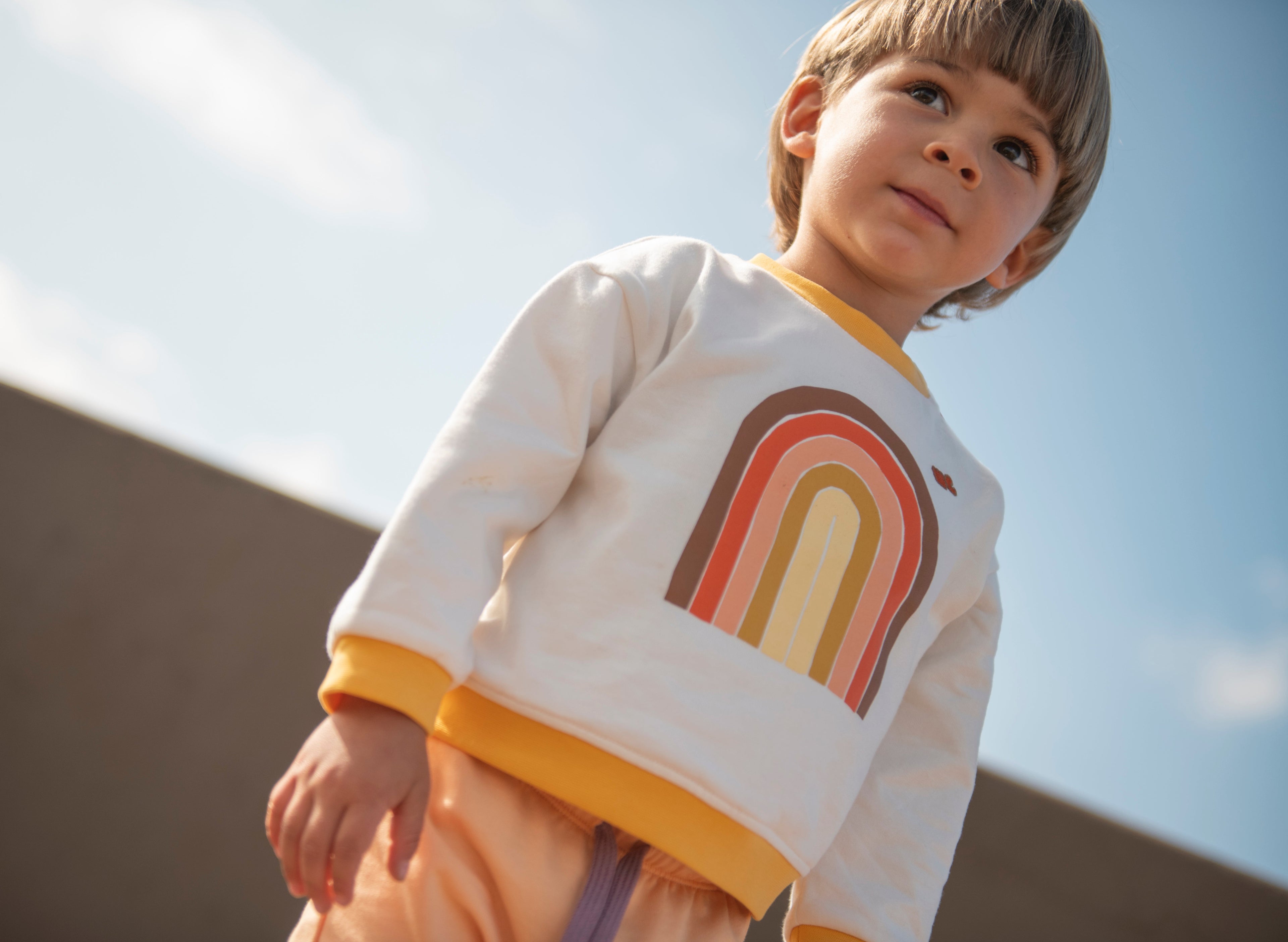 Mon Coeur Vintage Rainbow Sweatshirt