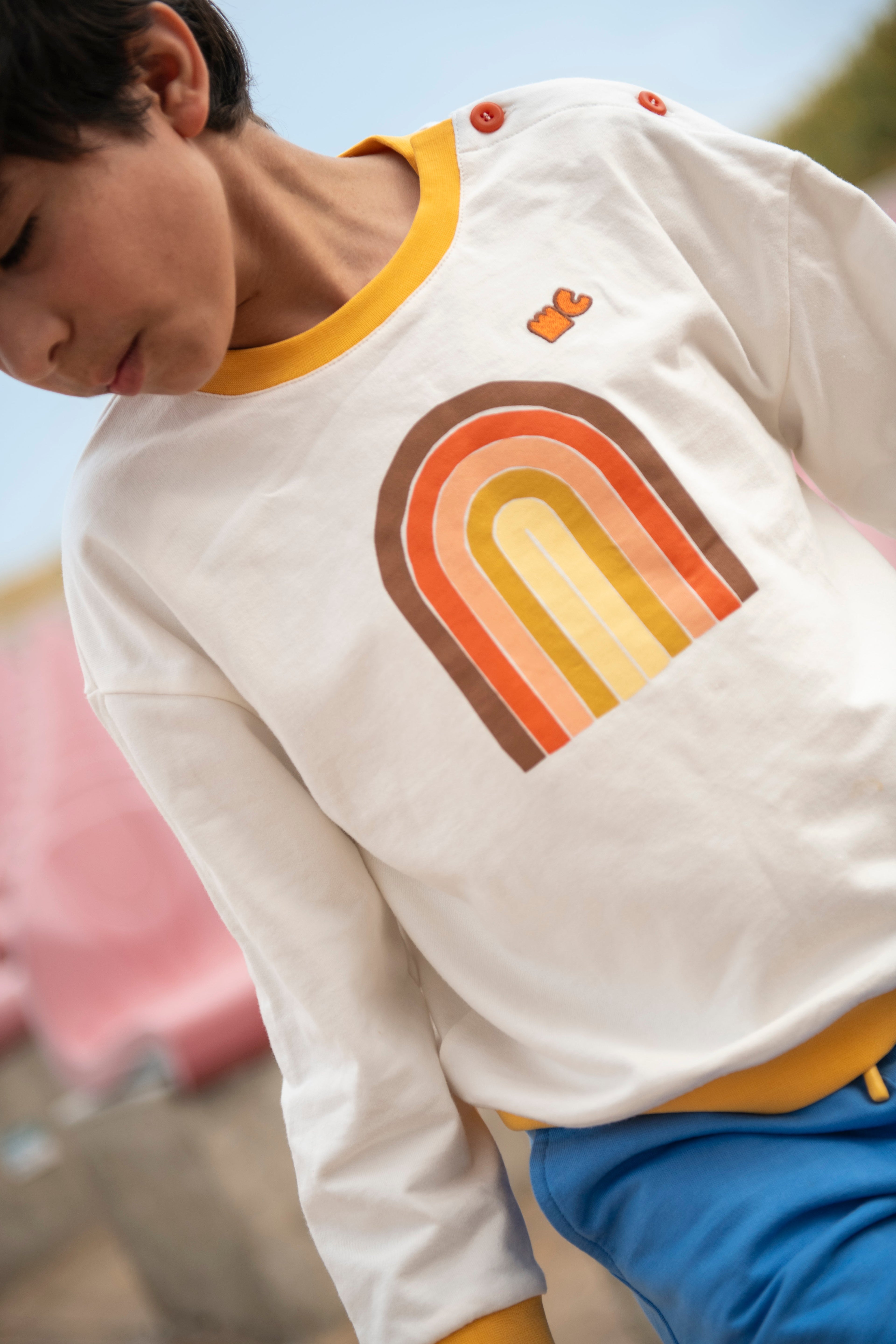 Mon Coeur Vintage Rainbow Sweatshirt