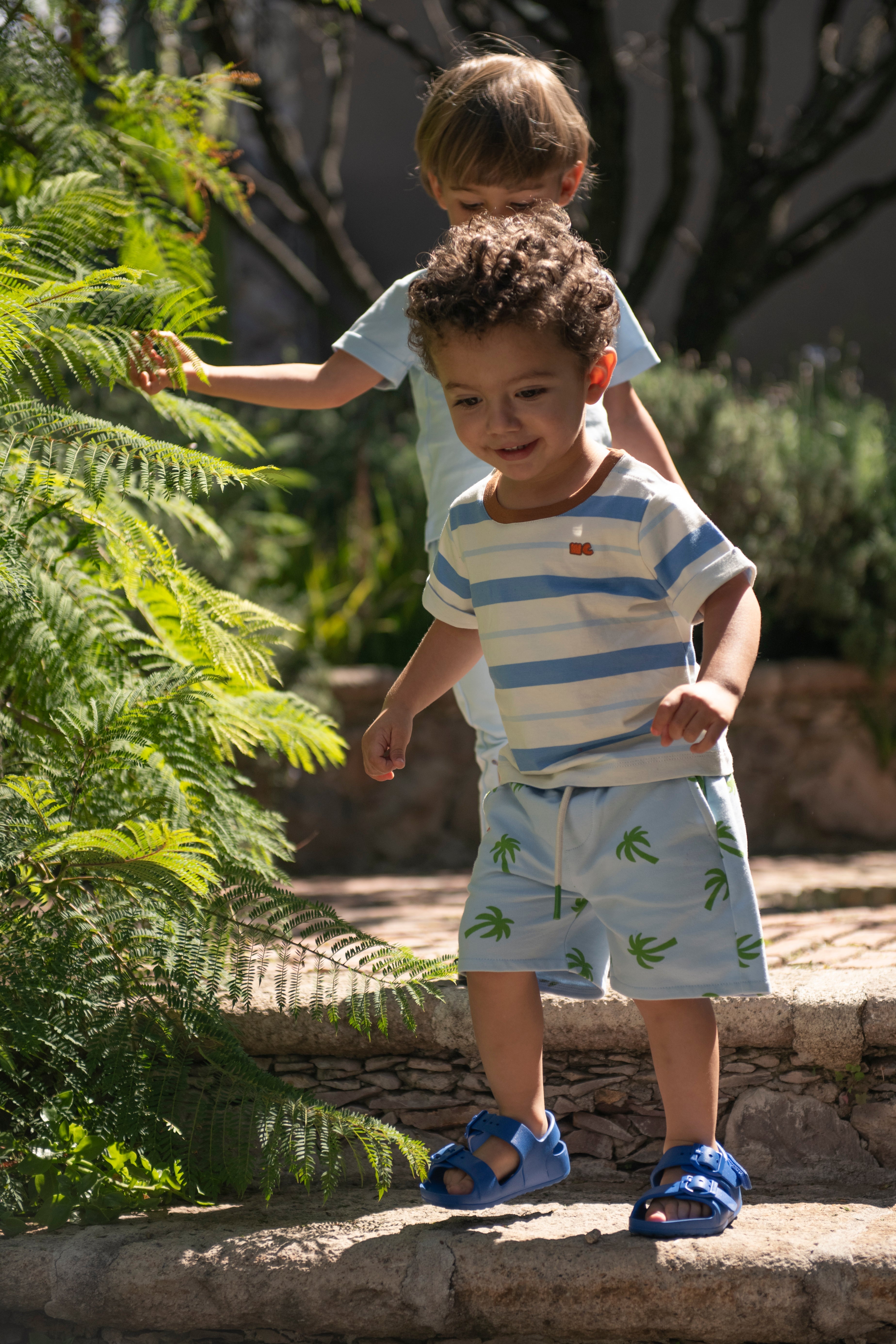 Mon Coeur Palm Tree Swim Trunk | Playroom Avenue