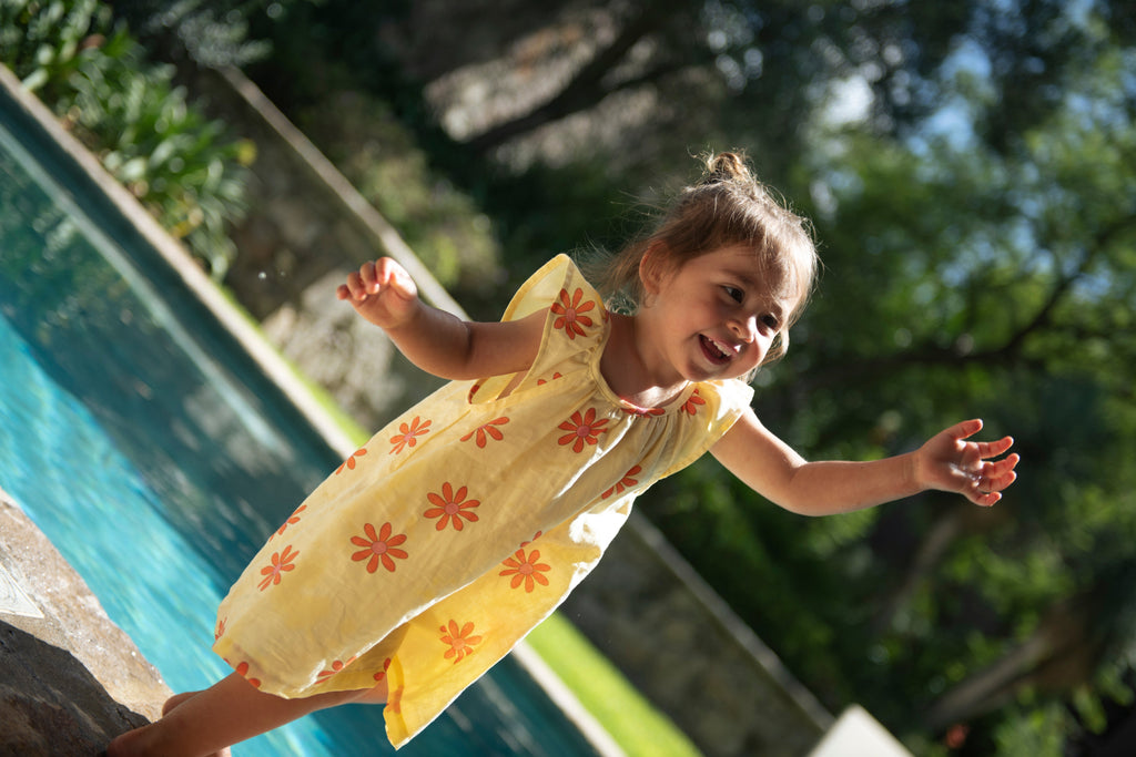 Mon Coeur Flower Power Linen Dress