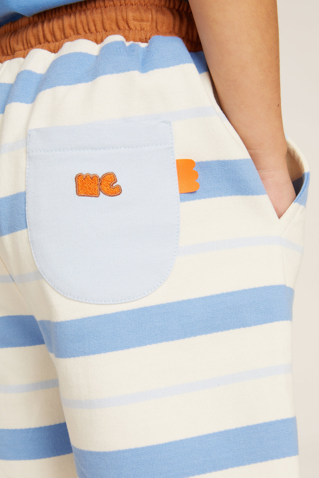 Mon Coeur Blue Stripe Short | Playroom Avenue
