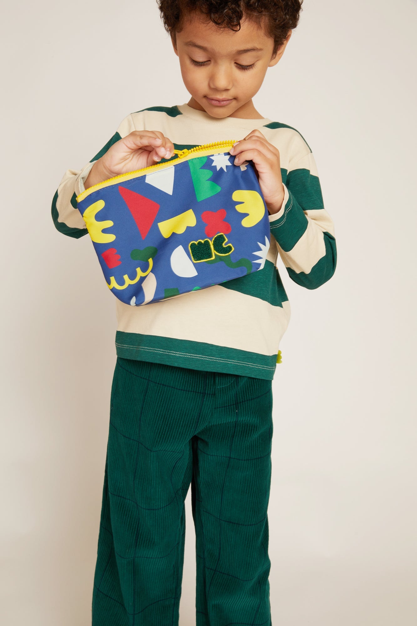 Mon Coeur Mon Coeur Recycled Zipper Pouch | Playroom Avenue