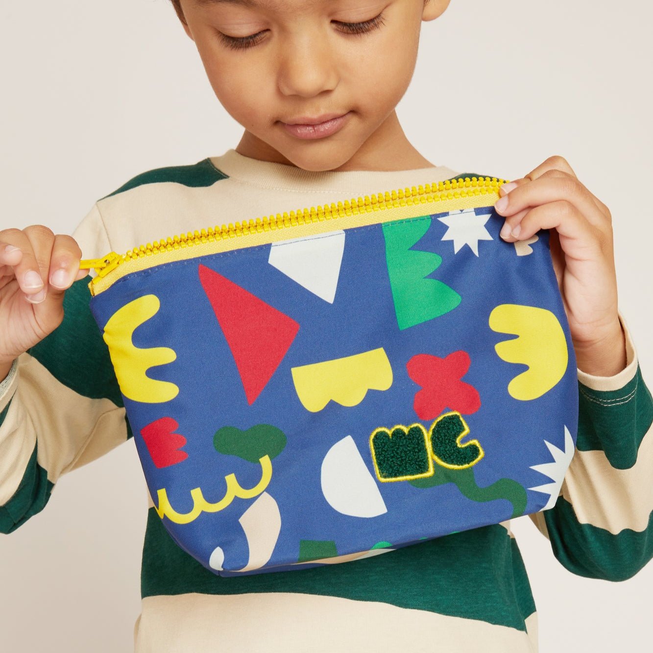 Mon Coeur Mon Coeur Recycled Zipper Pouch | Playroom Avenue