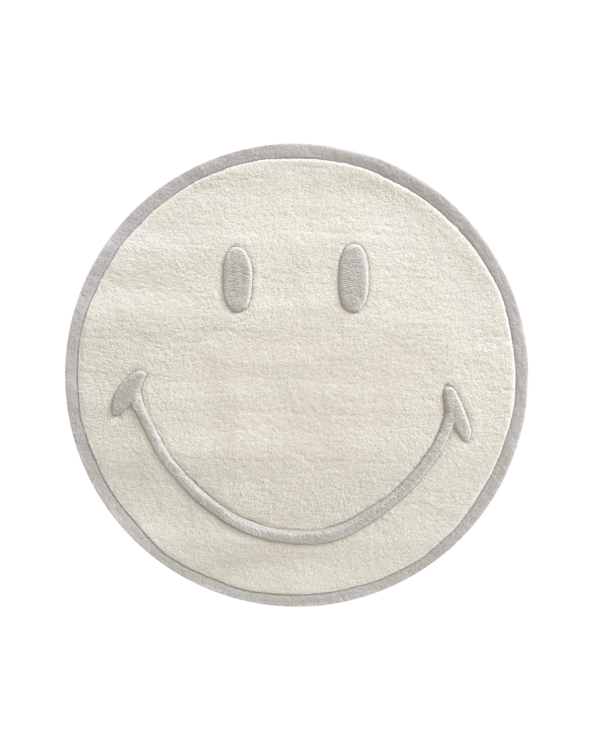 Maison Deux RugSmiley® Natural 4.9 ft diameter | Playroom Avenue